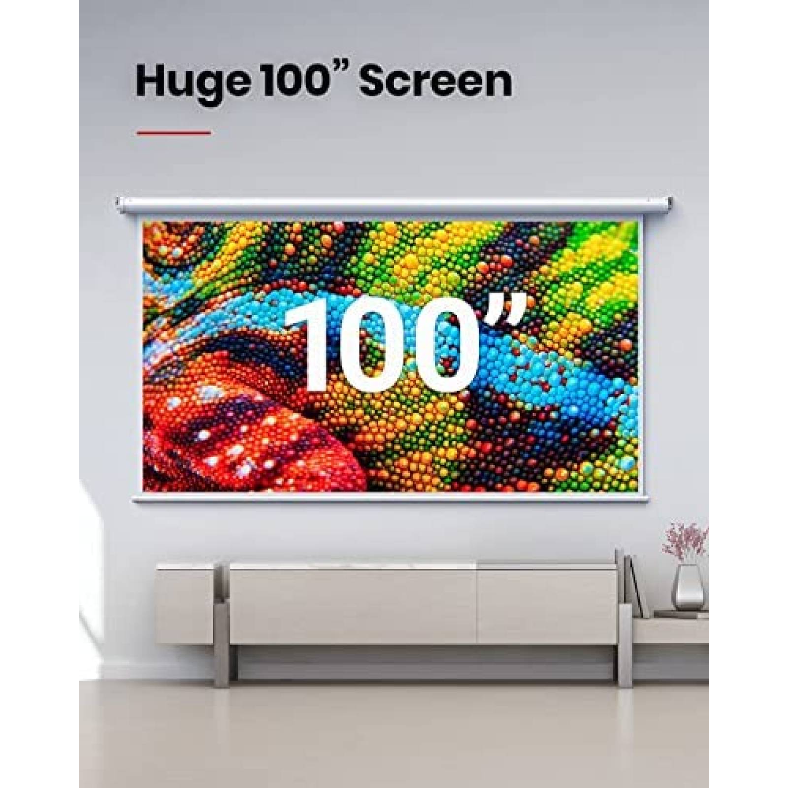 Mini Proyector Portatil Nebula Con Pantalla De Proyector