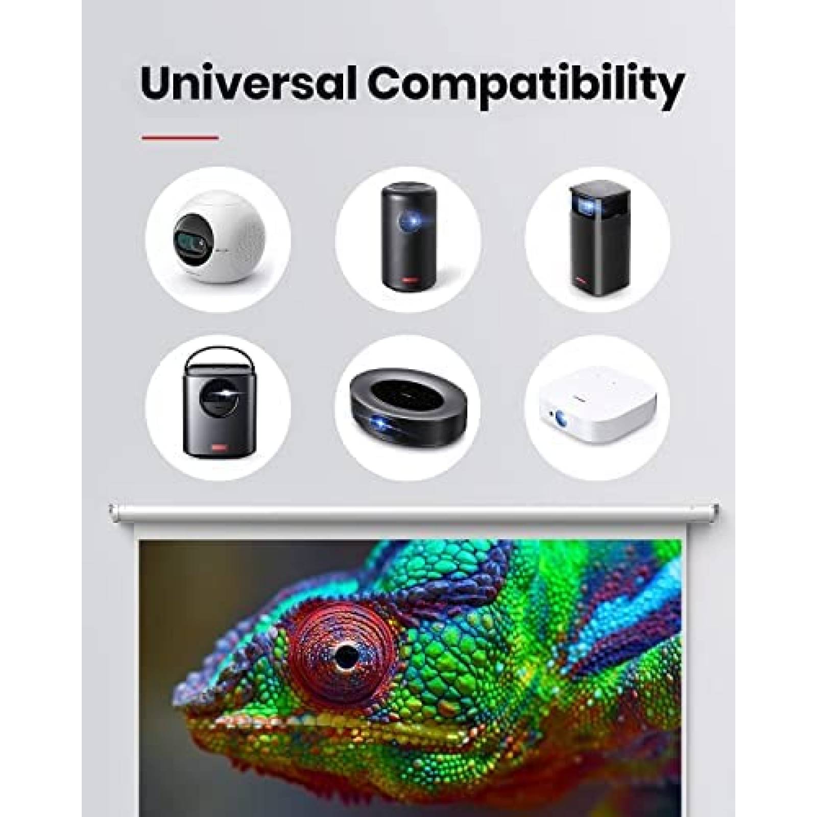 Mini Proyector Portatil Nebula Con Pantalla De Proyector