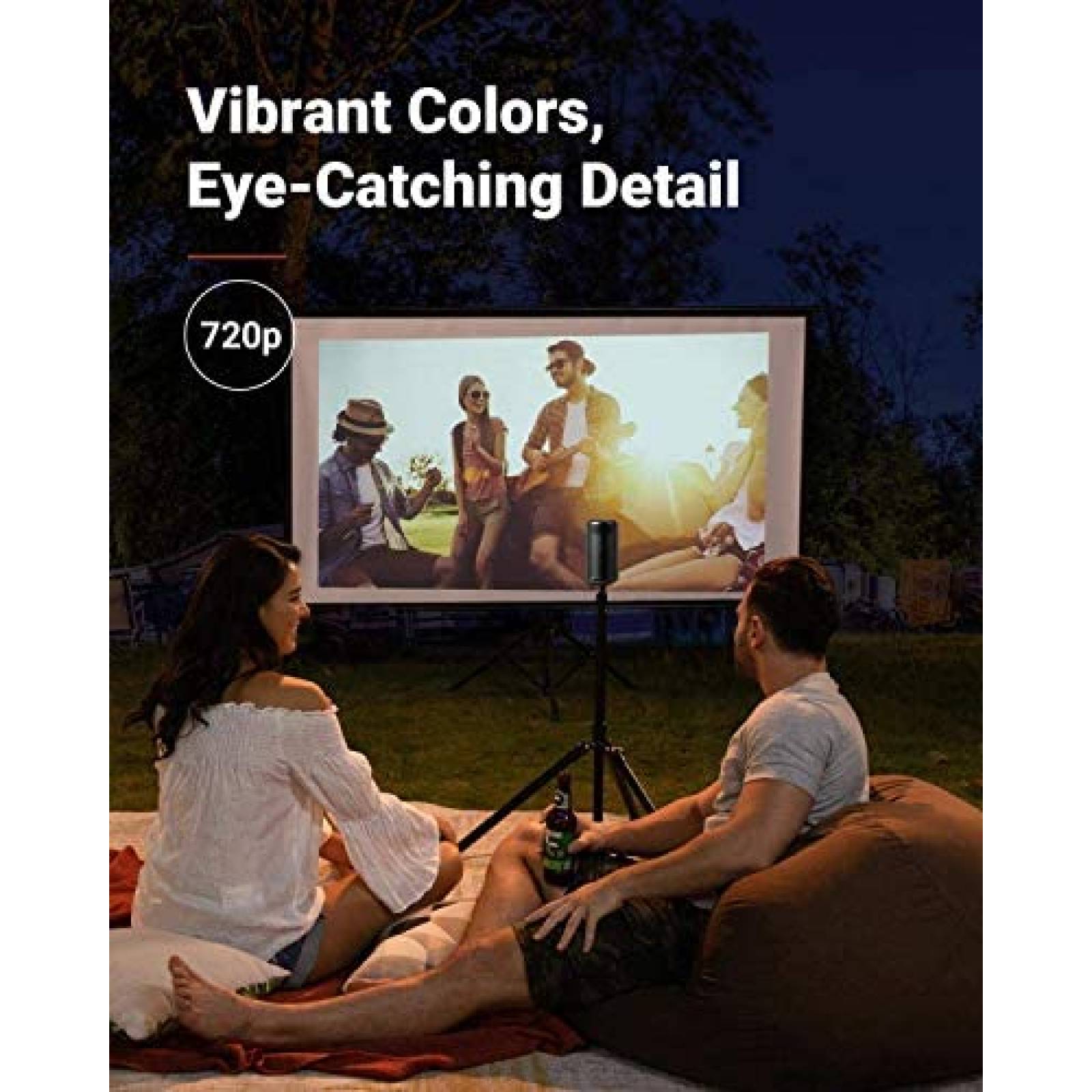 Mini Proyector Portatil Nebula Con Pantalla De Proyector