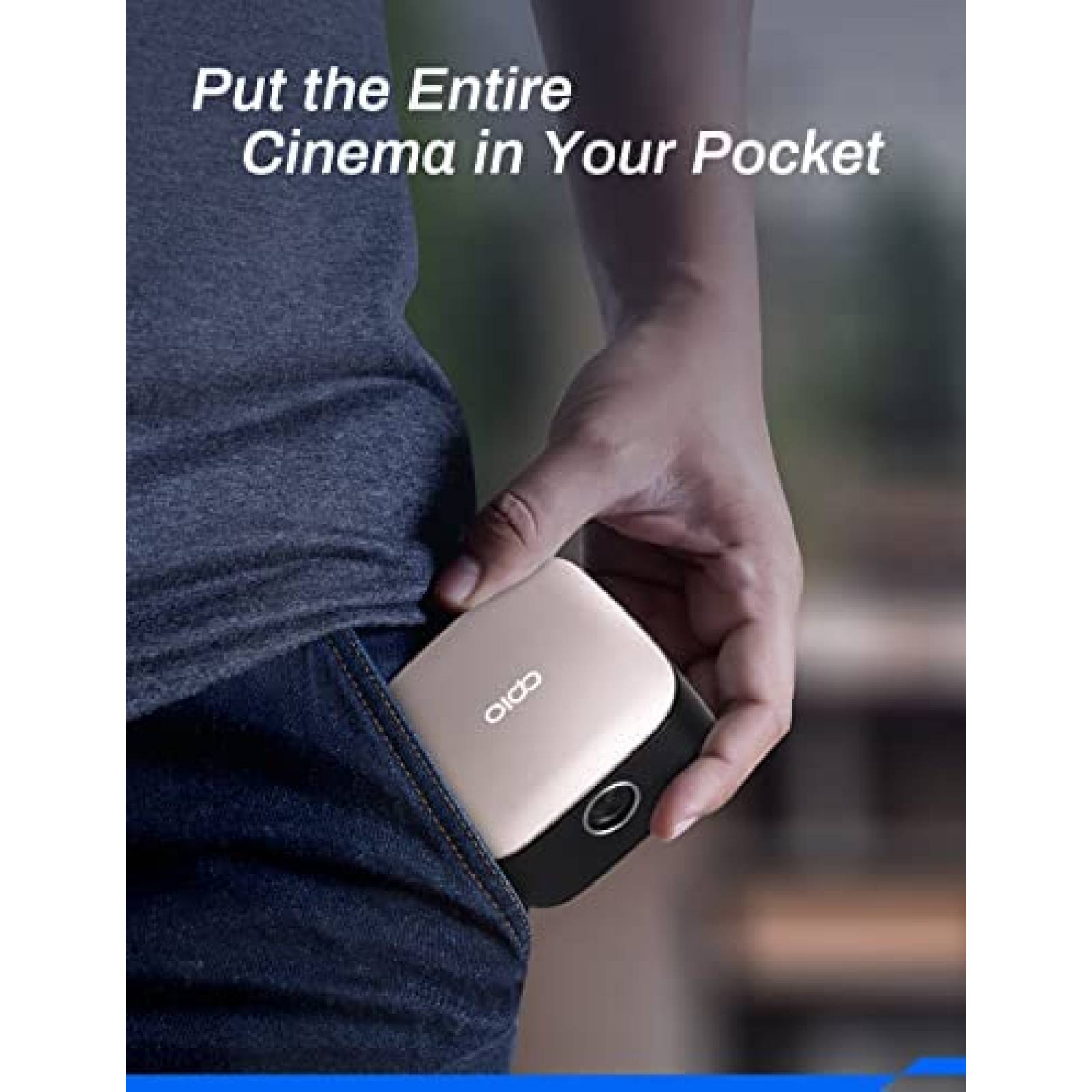 Mini Proyector APIO AP106 DLP de Bolsillo Resolucion 1080p