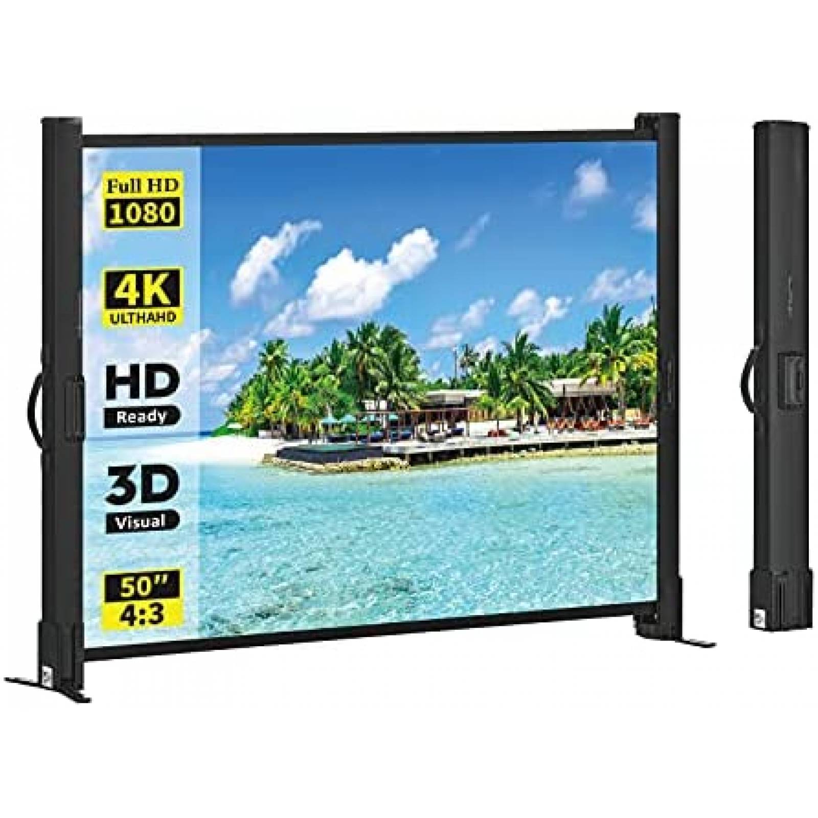 Pantalla de Proyector Excelimage 50'' Multi-Usos Portatil