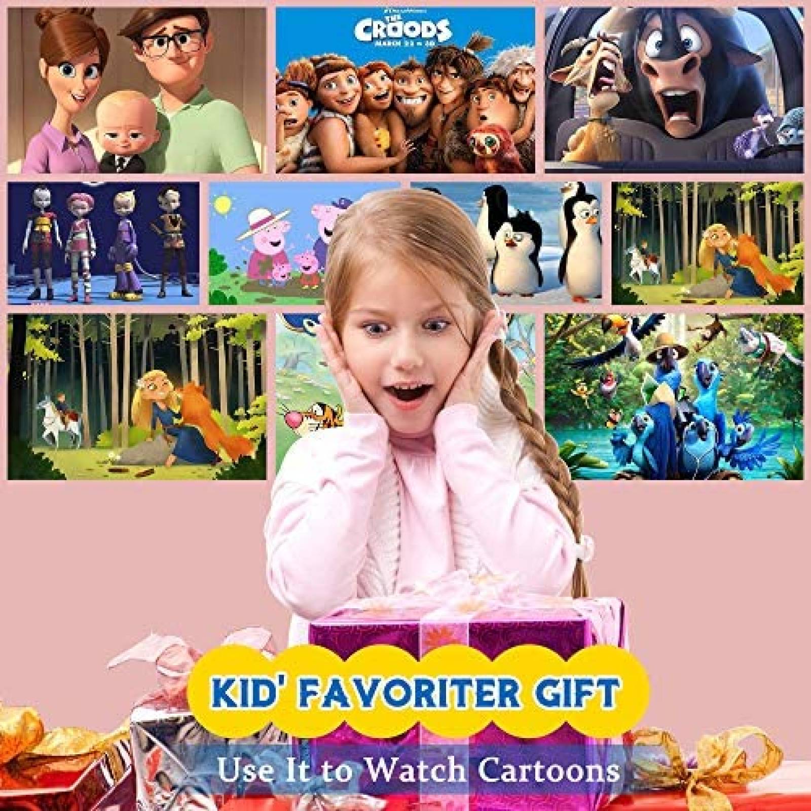 Proyector ELEPHAS YG280 Mini Portatil USB HDMI -Blanco