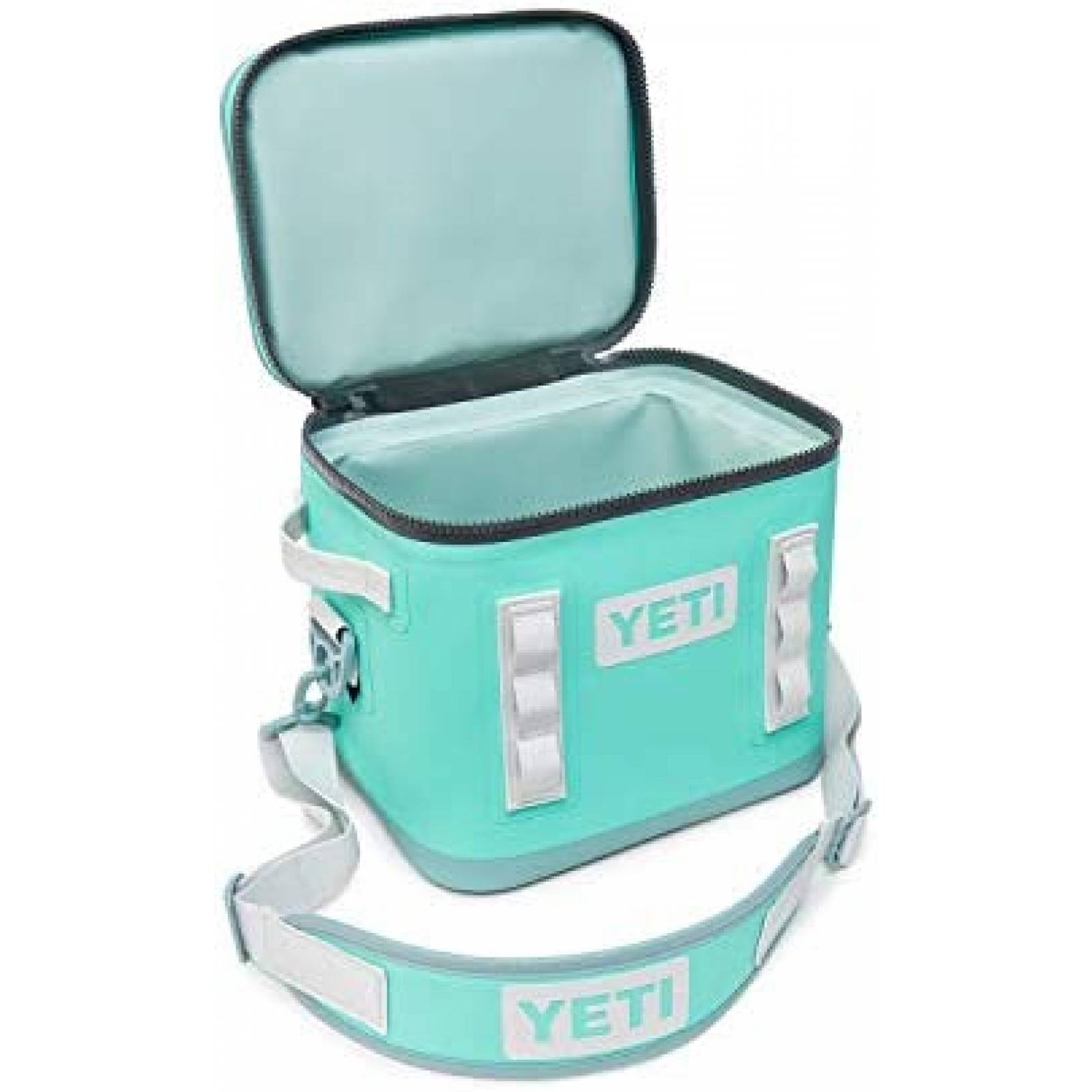 Hielera Yeti Hopper Flip 12 Portatil Suave -Aquifer Blue