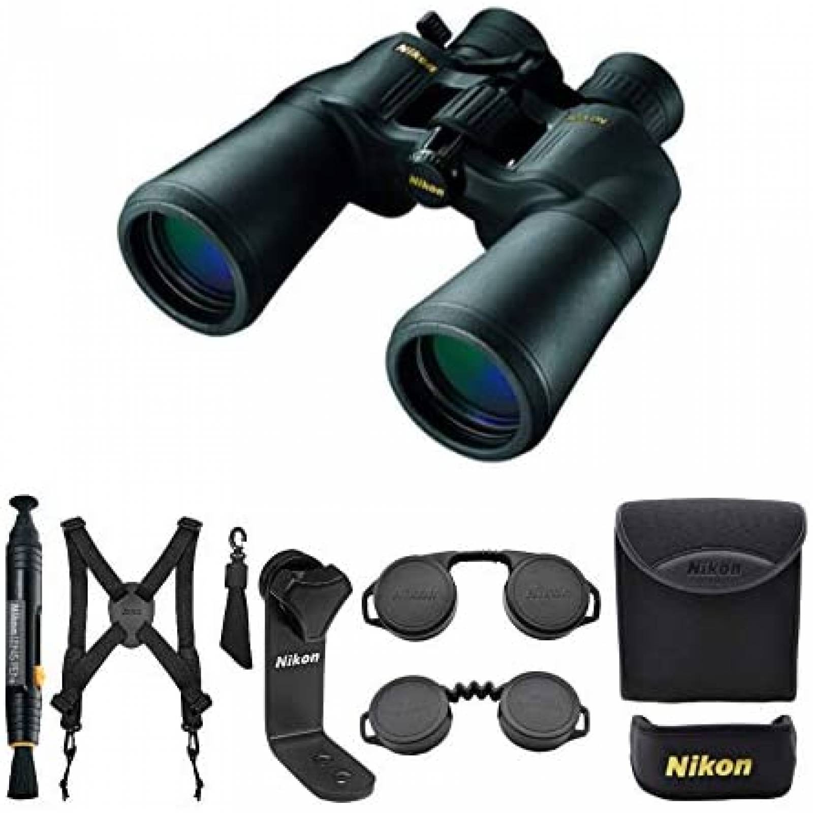 Binoculares Nikon ACULON A211 Lente Lapiz y arnes -Negro