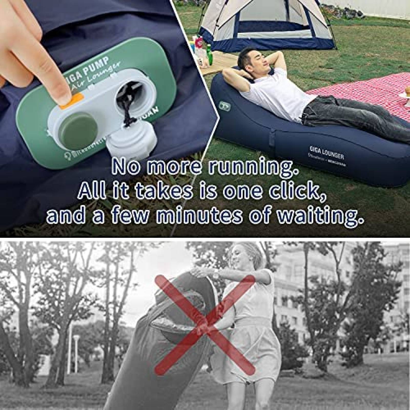 Tumbona Inflable Sofá Inflable Portátil Plegable | Cuotas sin interés