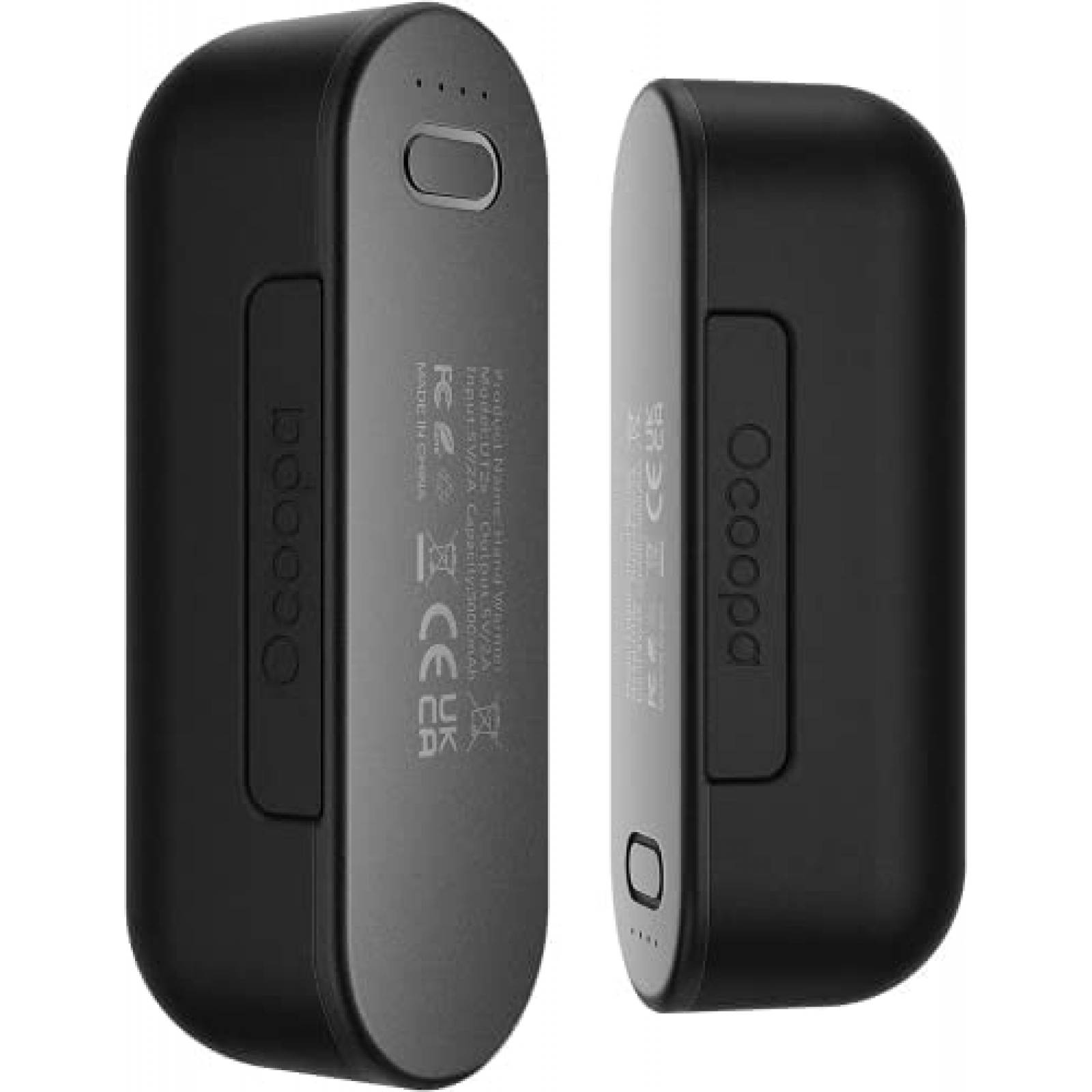 Calentador De Manos Recargable Ocoopa 2 Pack UTS-2 -Negro