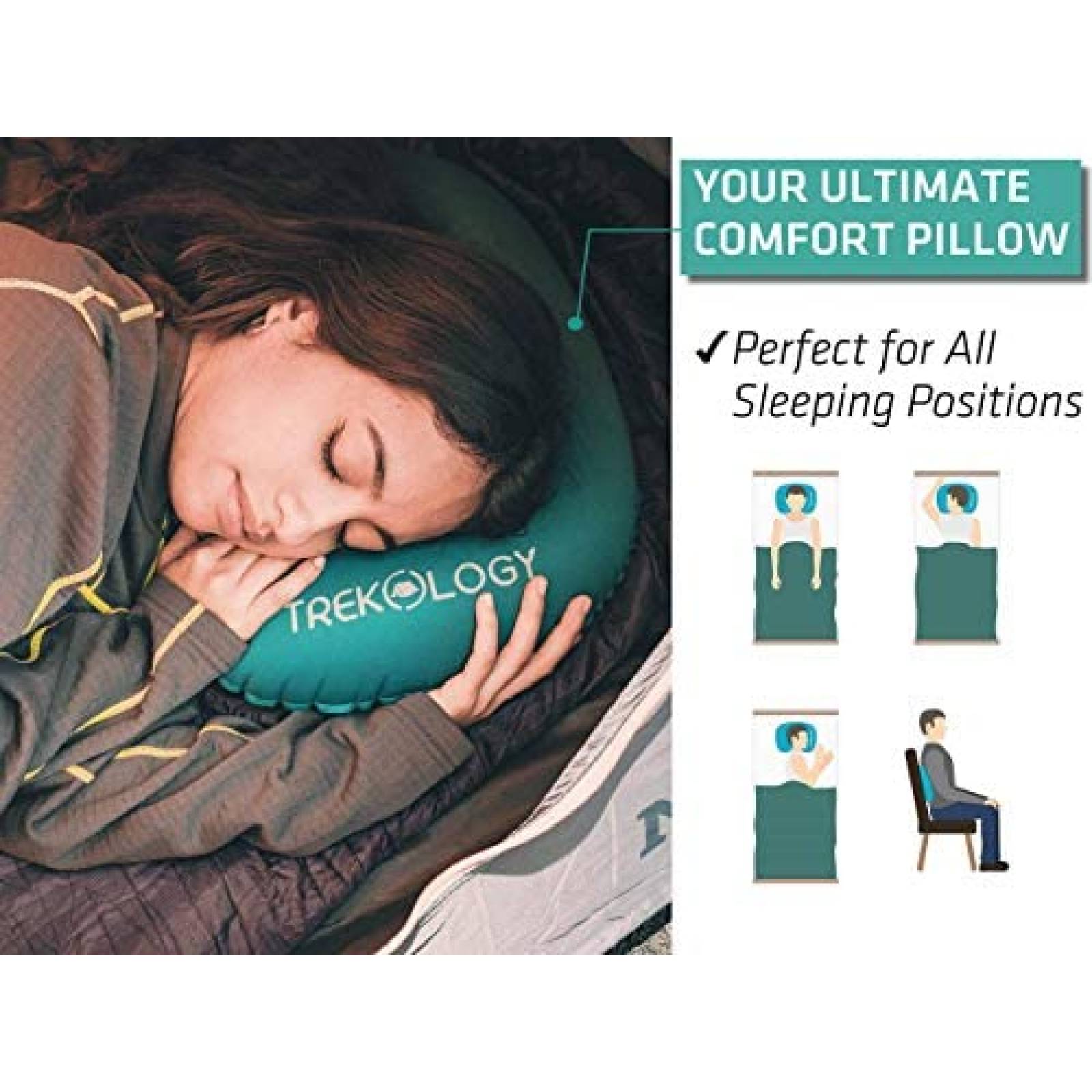 Paquete de Almohada TREKOLOGY Compacta Comoda -Azul