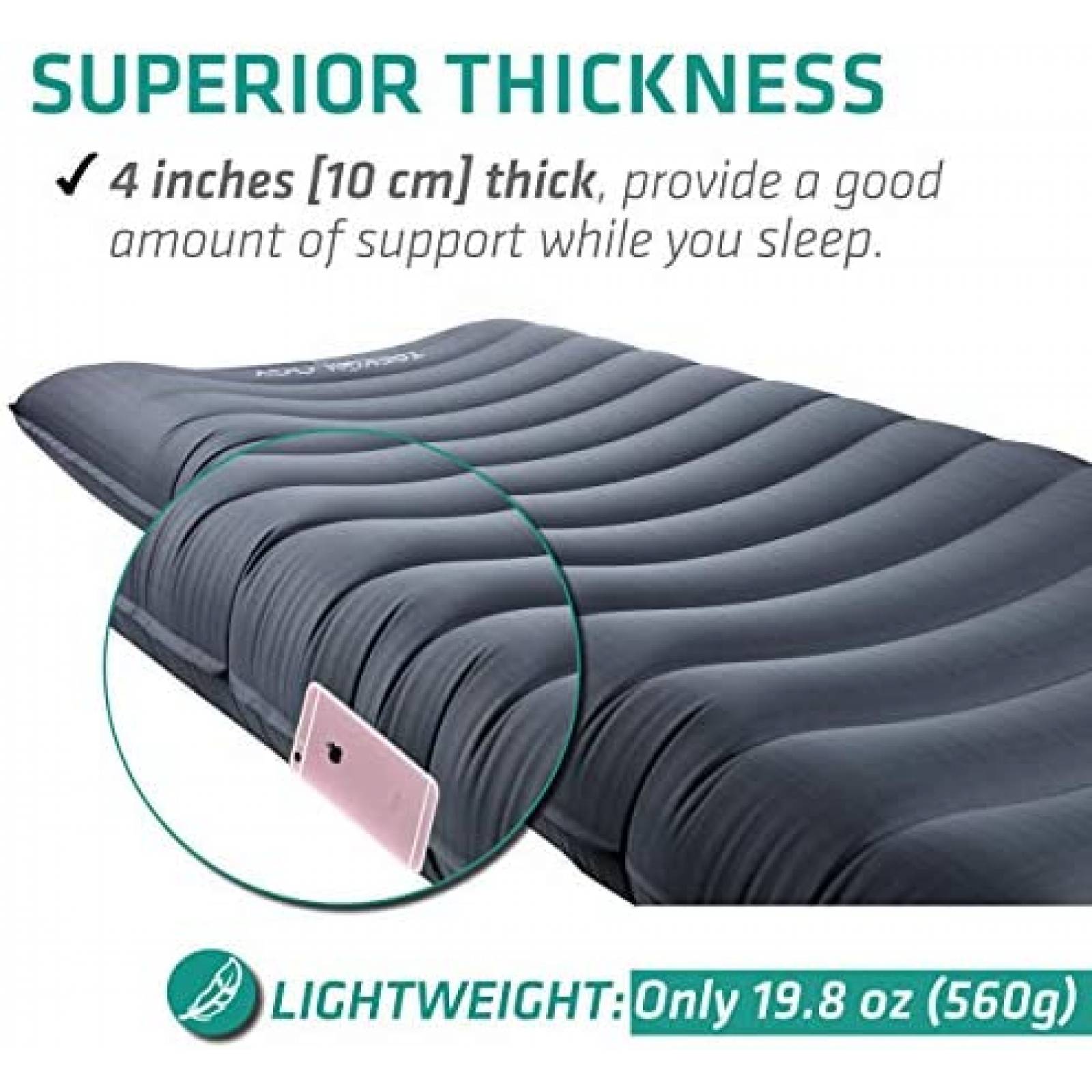 Paquete de Almohada TREKOLOGY Compacta Comoda -Azul