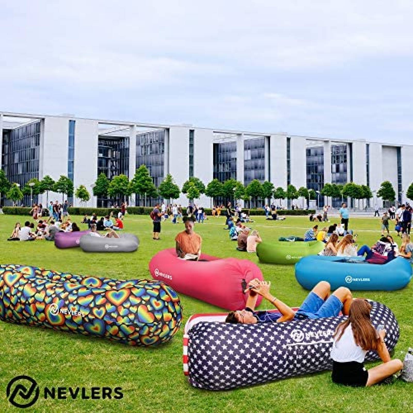 Tumbona inflable, sofá inflable portátil para adultos