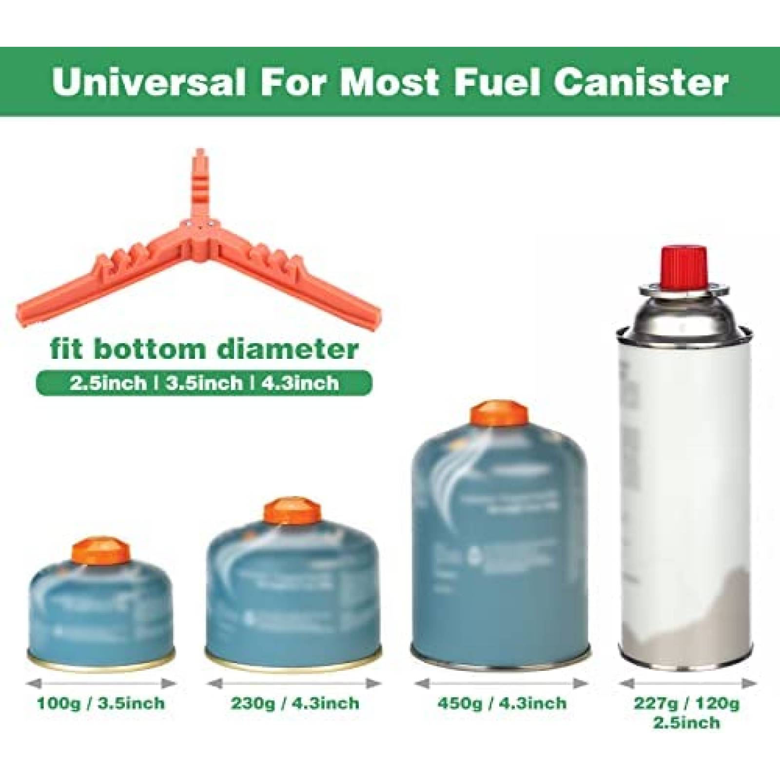 Estufa Portatil para Acampar WADEO con Accesorios -Azul