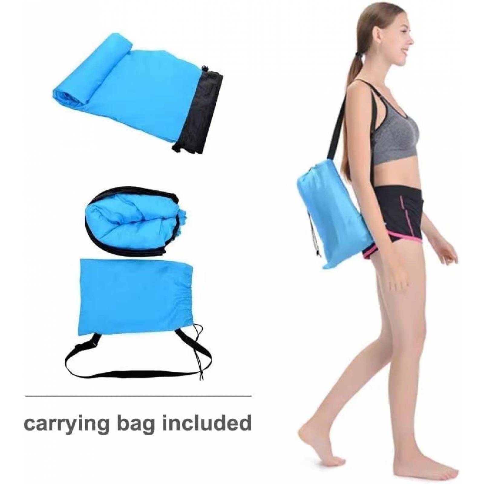 Tumbona Inflable Portatil Generic Sofa Impermeable -Azul