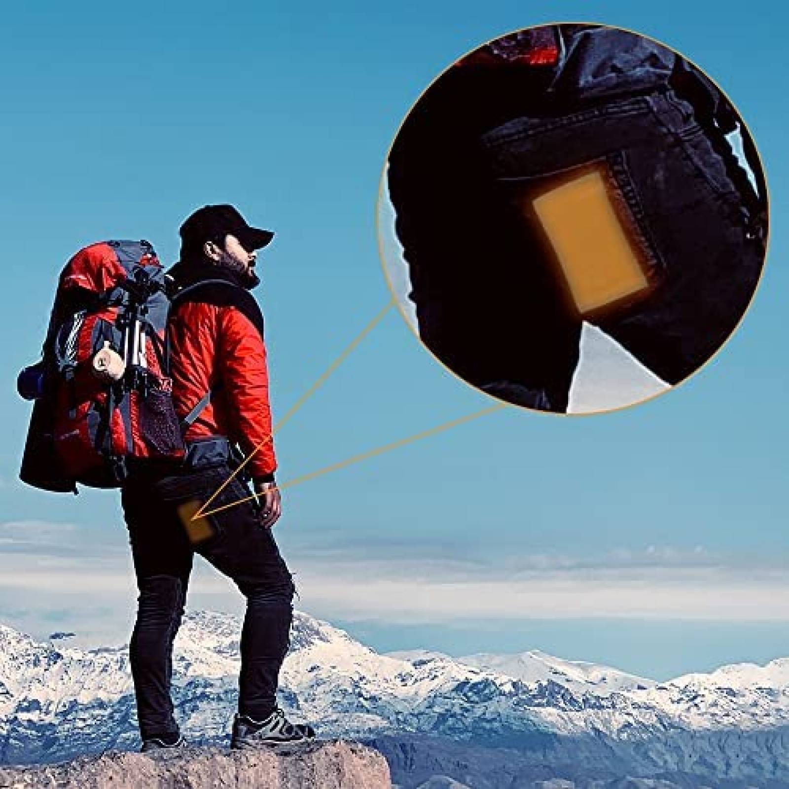 Calentador De Manos Generic De Bolsillo Desechable -Blanco