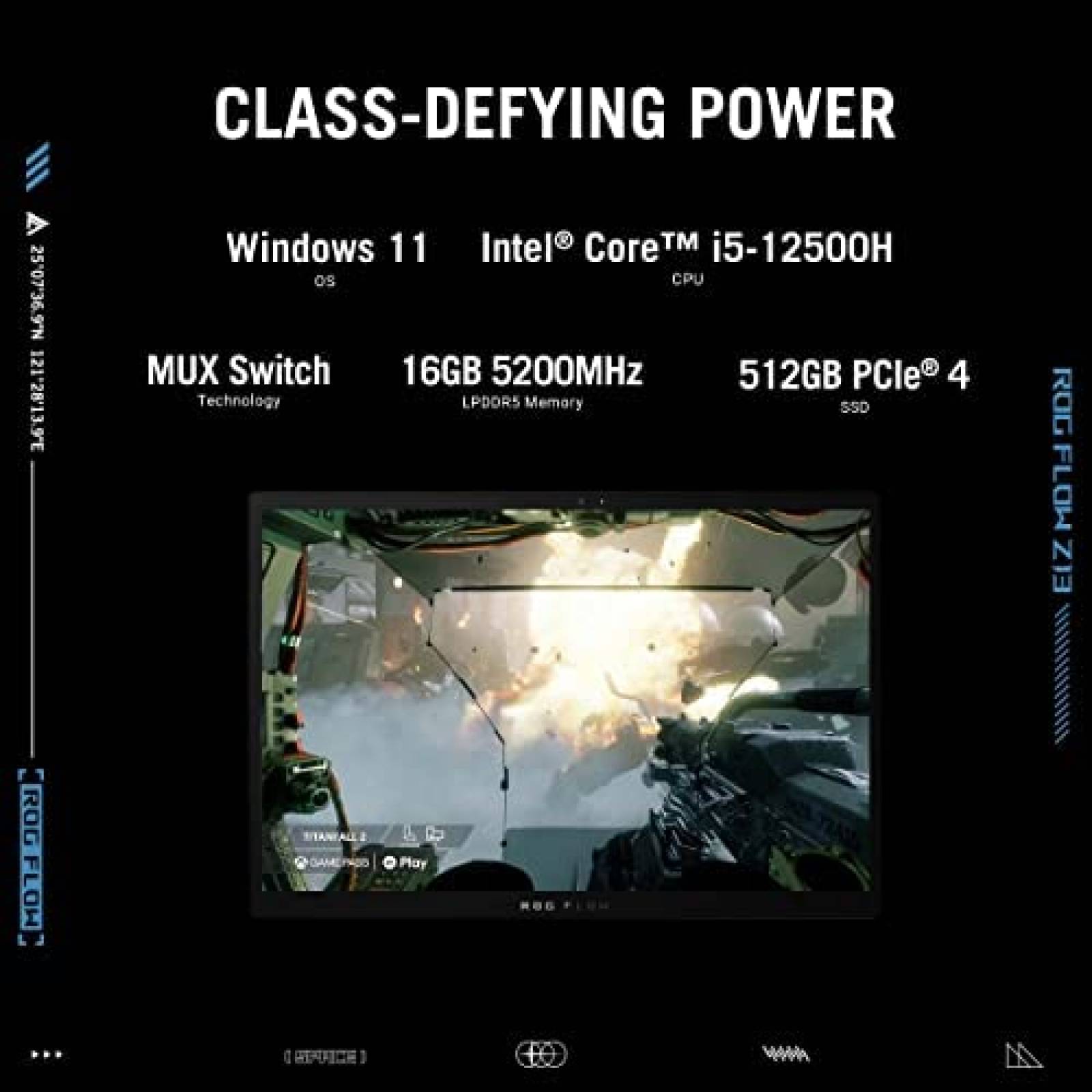 Tablet Gamer Asus ROG Flow Z13 2022 i5 16GB 512GB Win11