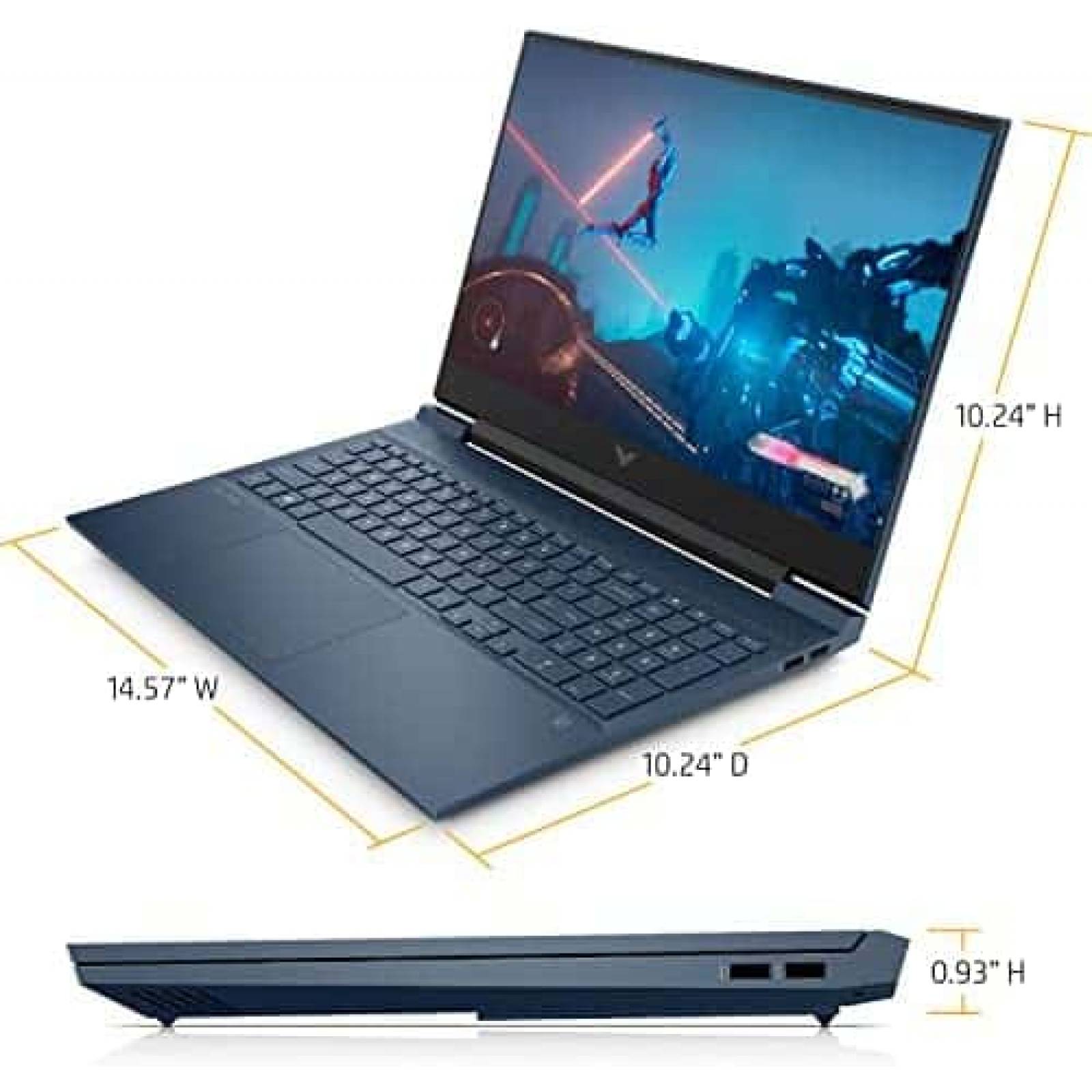 Laptop Gamer HP Victus 16.1'' i5-11260H 32GB RAM 2TB SSD W11