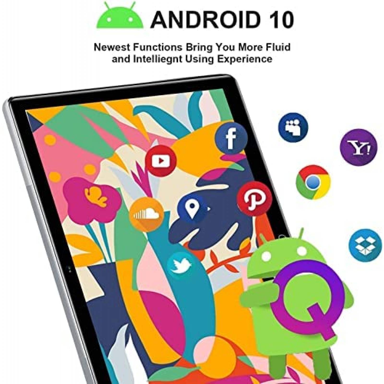 Tablet AOYODKG M8+ 10.8'' 4GB RAM+64GB ROM+Accesorios -Negro