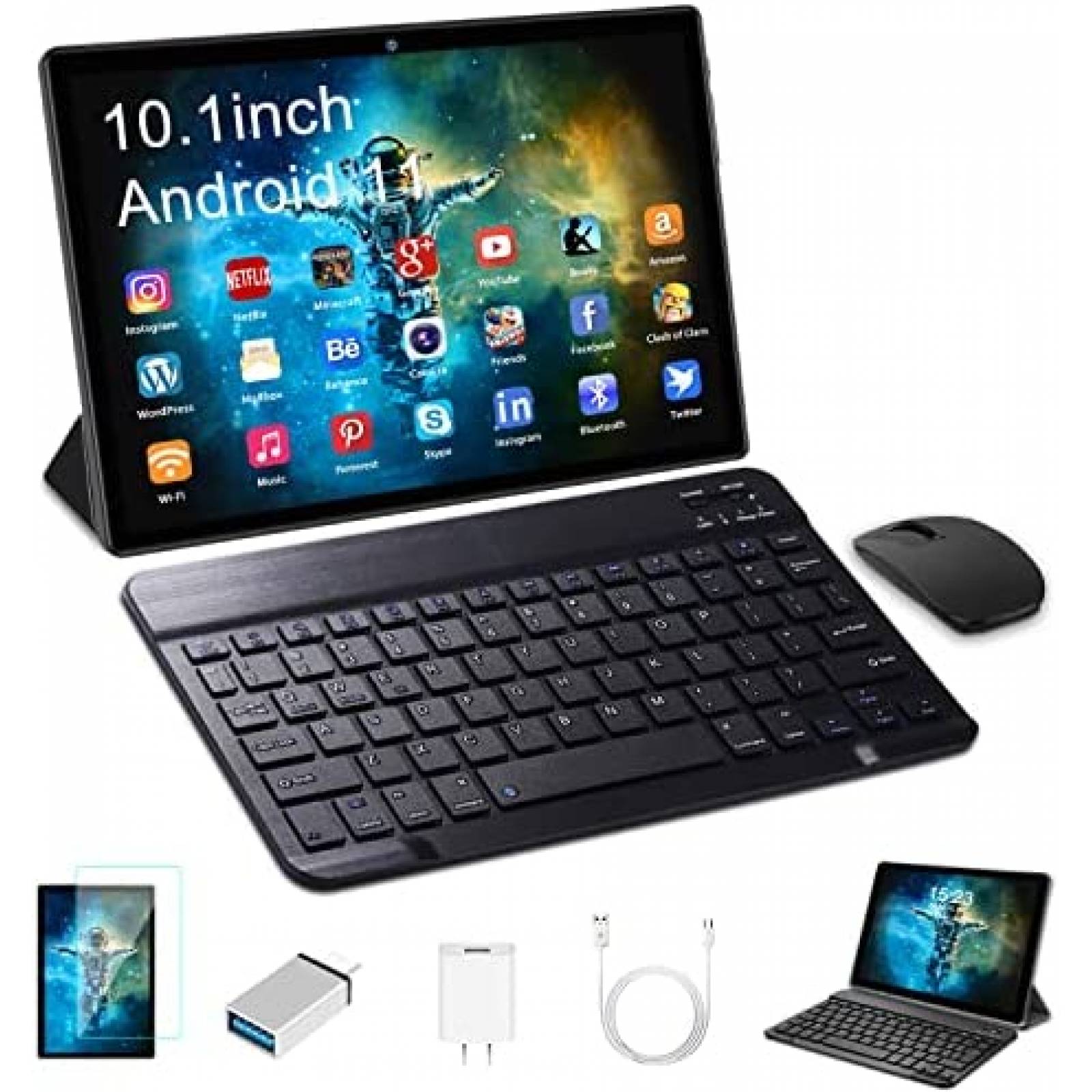 Tablet DUODUOGO S9 10.1'' 4GB RAM 64GB ROM+Accesorios -Gris