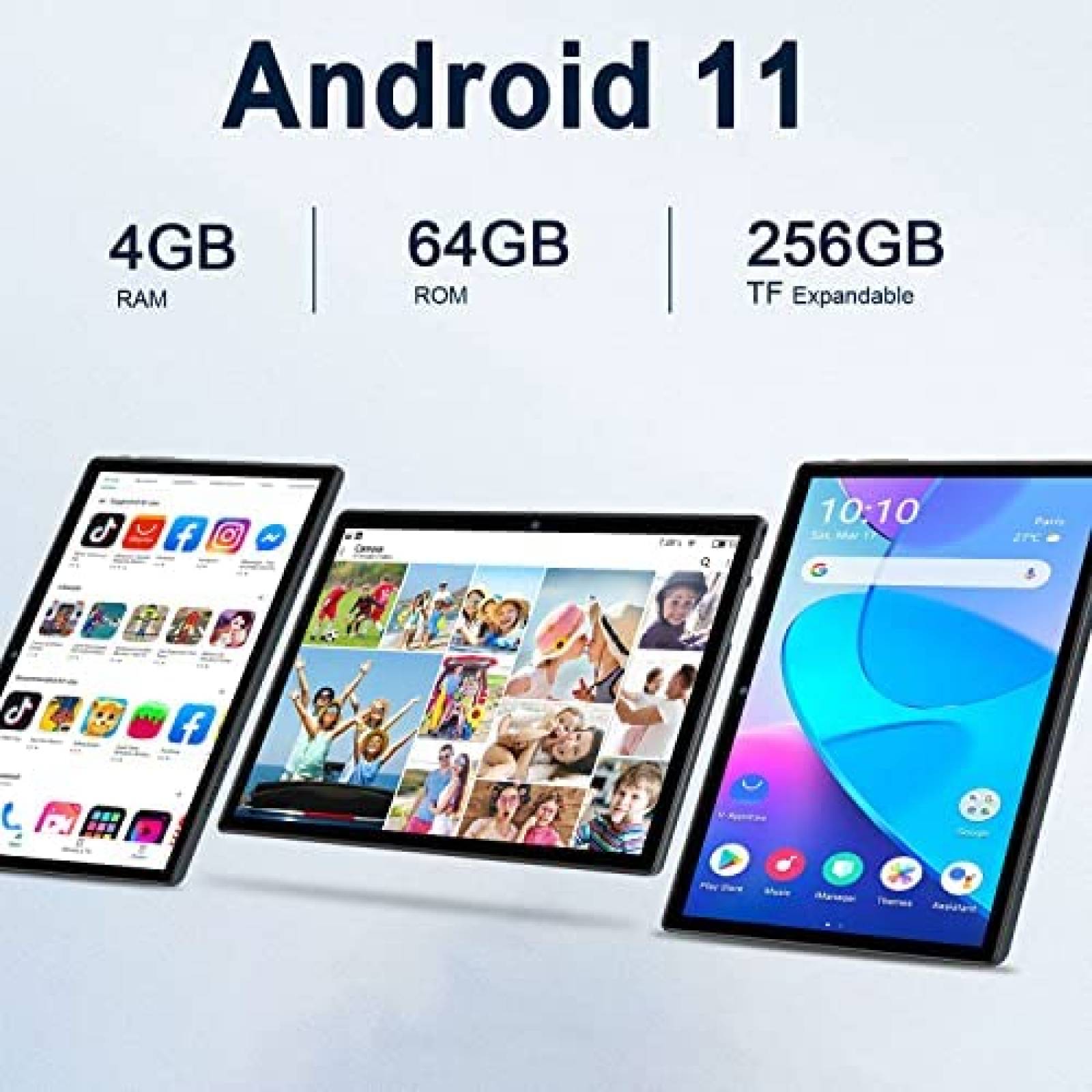 Tablet DUODUOGO S9 10.1'' 4GB RAM 64GB ROM+Accesorios -Gris