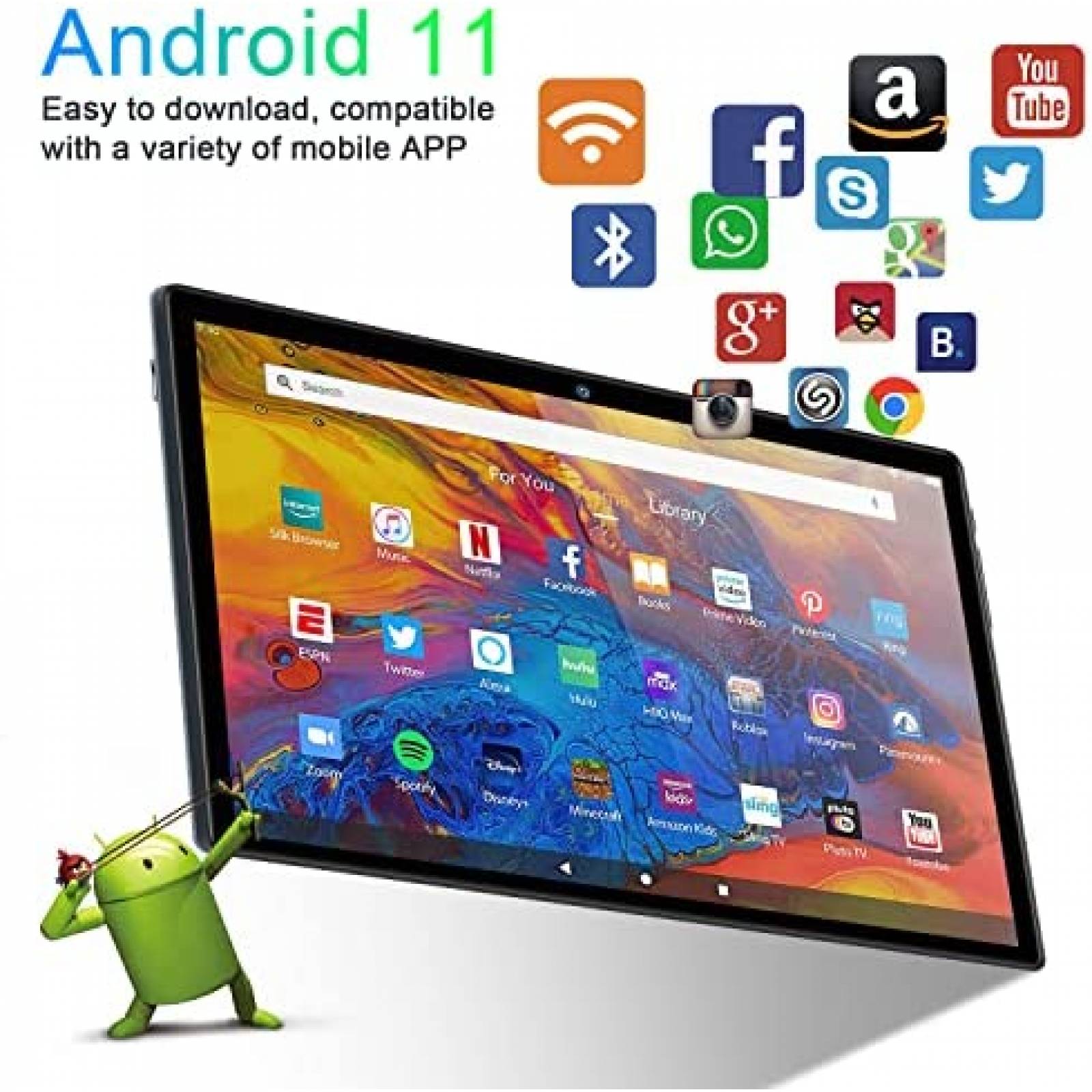 Tablet AOYODKG A10 10'' 4GB RAM 64GB ROM 5MP -Gris