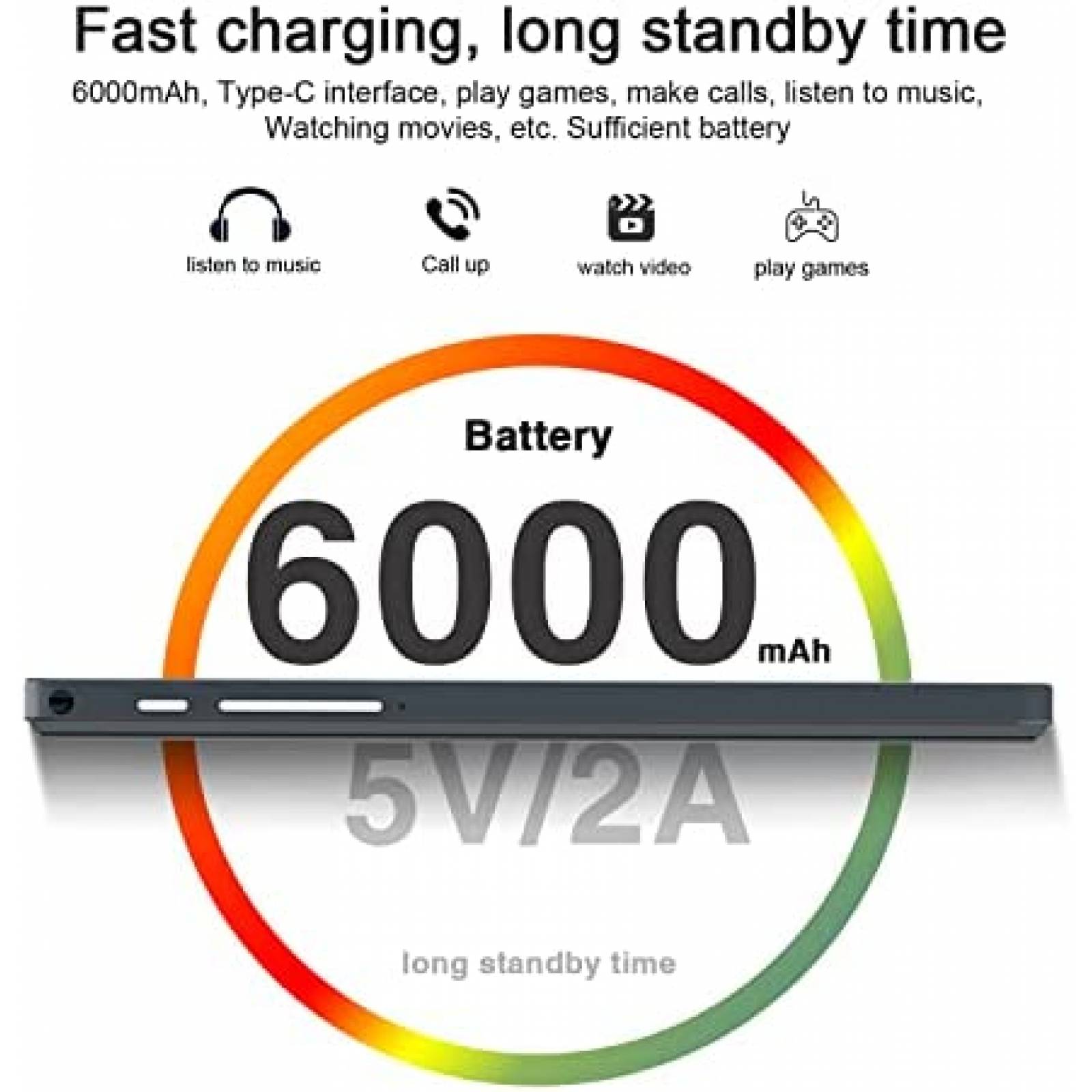 Tablet AOYODKG A10 10'' 4GB RAM 64GB ROM 5MP -Gris