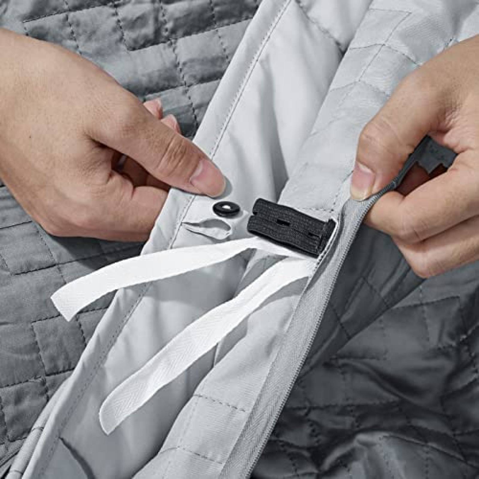 Manta Pesada Gravity 1.2 x 1.8 mts 9 kgs de Algodon -Gris