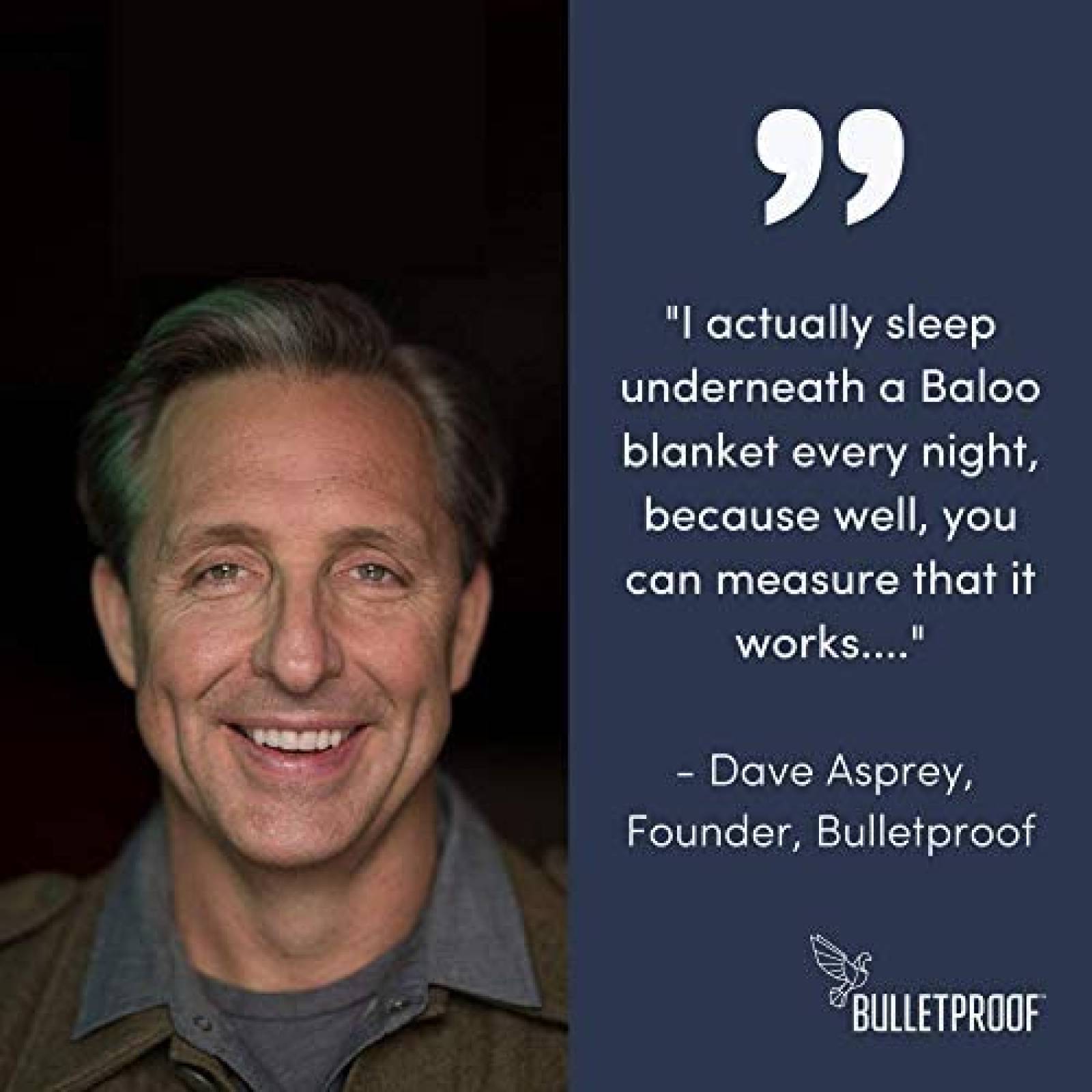 Manta Pesada Baloo Acolchada De Algodon Ligera -Blanco