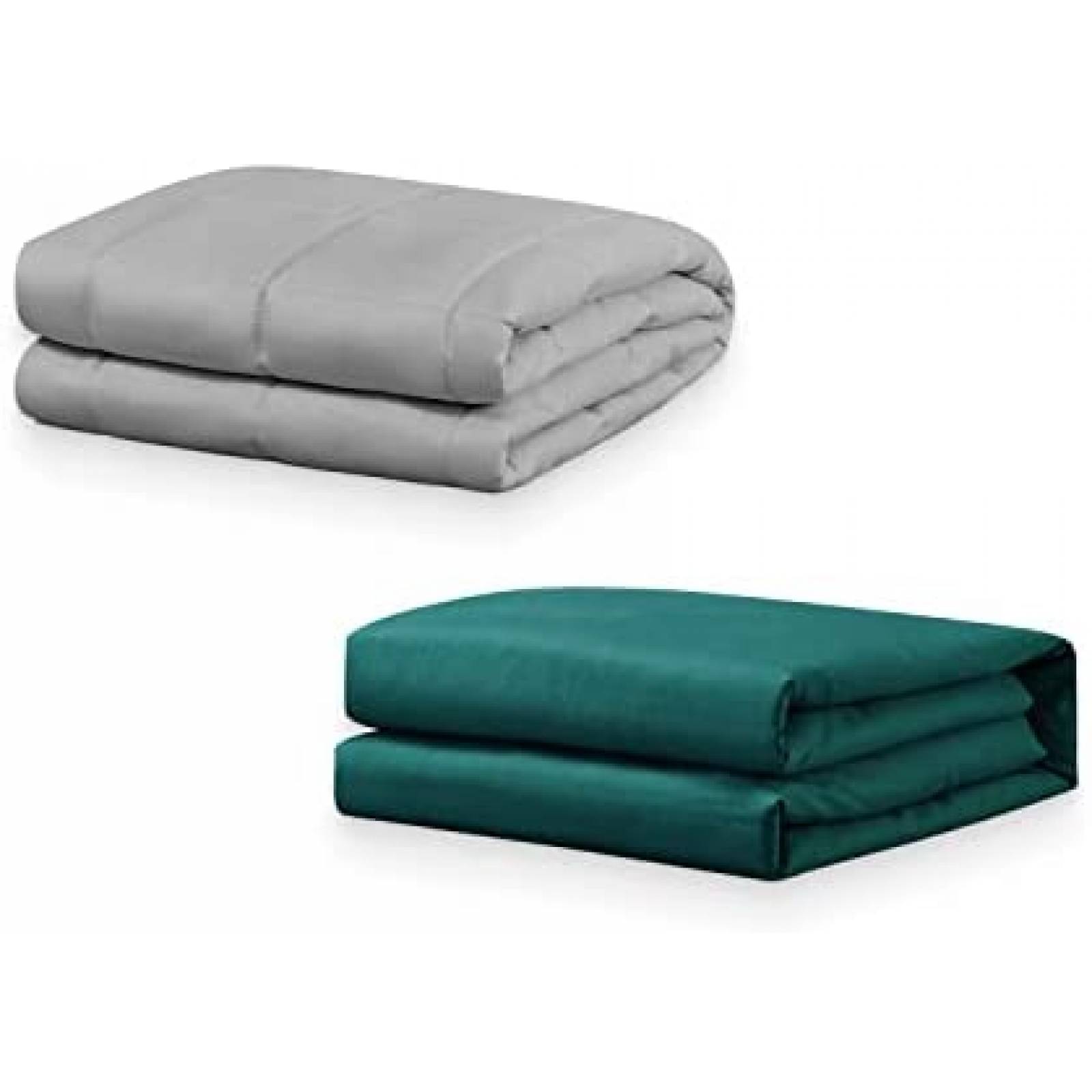 Manta Pesada Gravity 6.8 kg 1.2 x 1.8 mts -Verde Gris