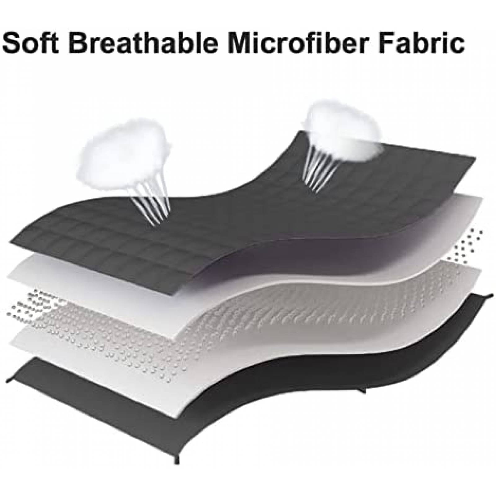 Manta Pesada L'AGRATY 9 kg 2 x 2.2 mts Microfibra -Negro