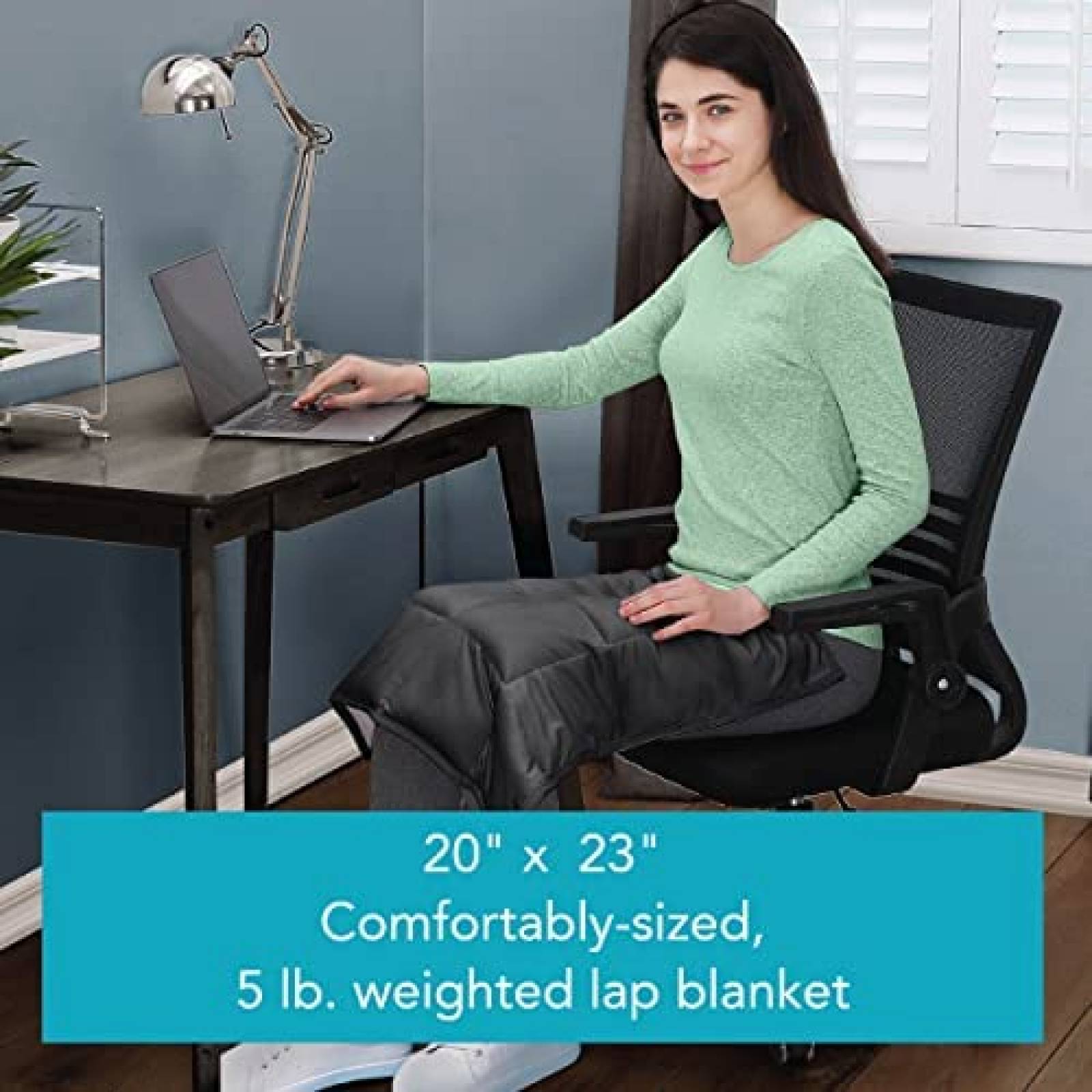 Manta Pesada Dream Lab 2.27 kg 50.8 x 58.4 cm -Gris