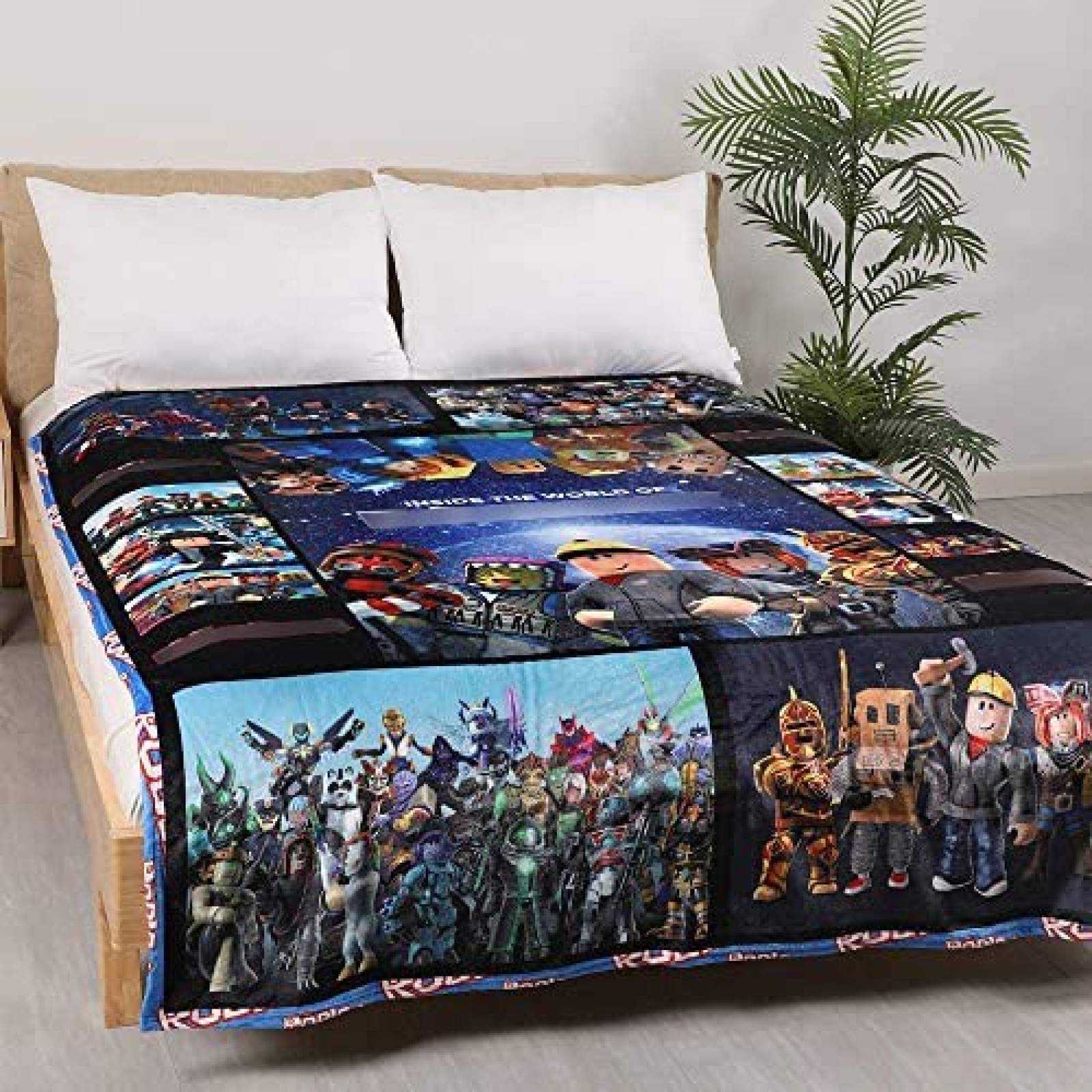 Colcha de Cama/Sofa Nelton Ligera de 60'' x 80'' -Roblox