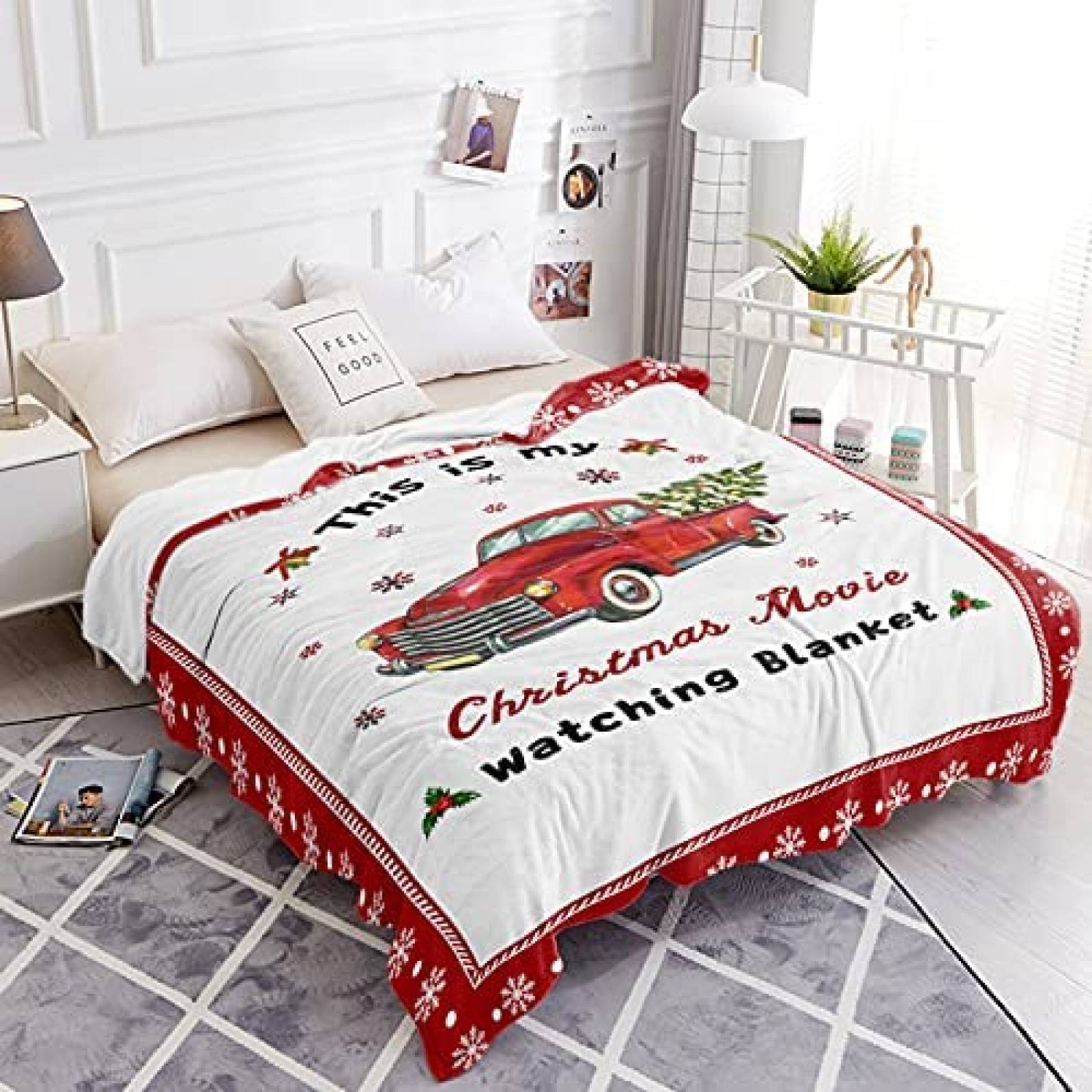 Sabanas De Festividad OneHoney Navideña 40''x50'' -Rojo