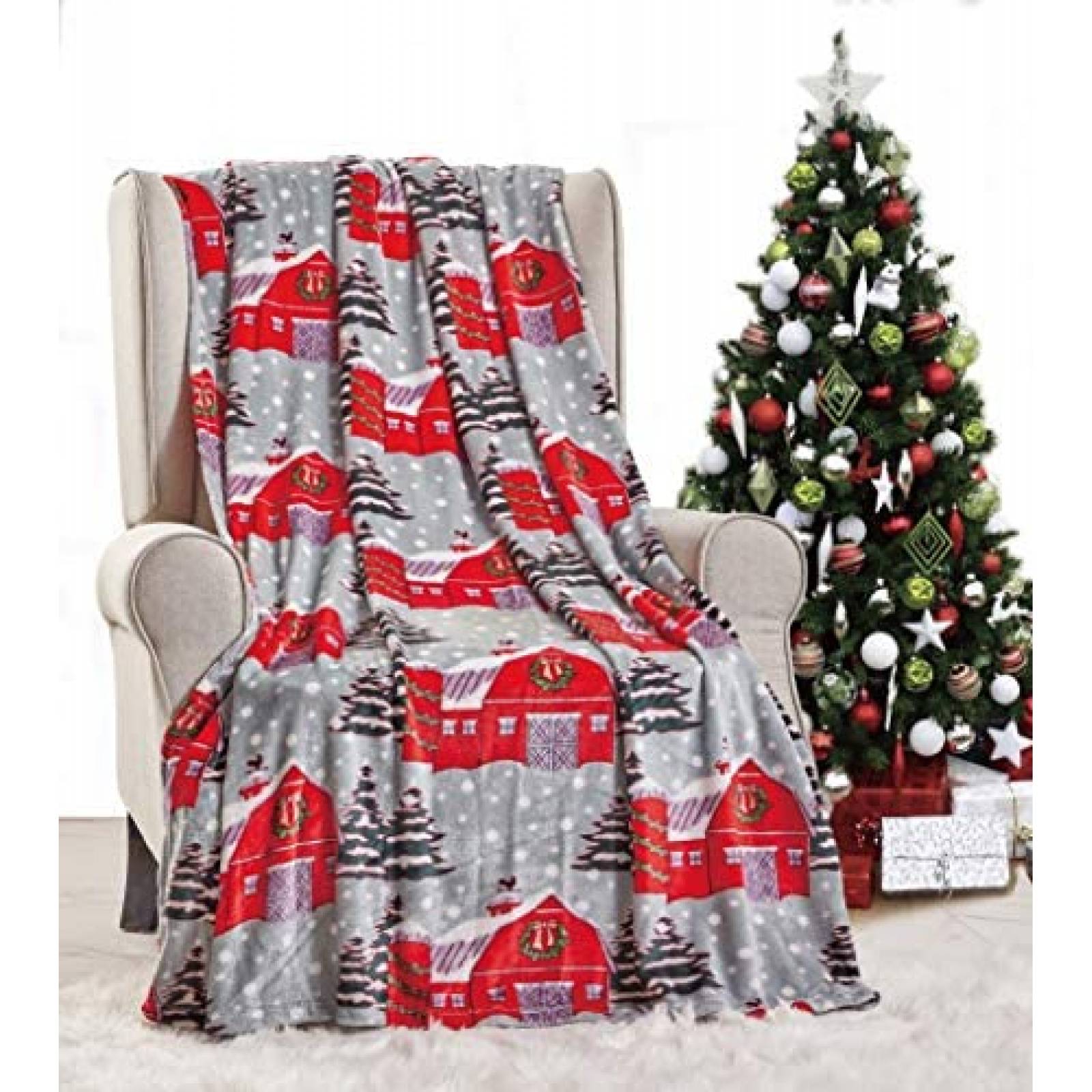 Sabanas De Festividad Noble House Navideña 50''x60'' -Gris