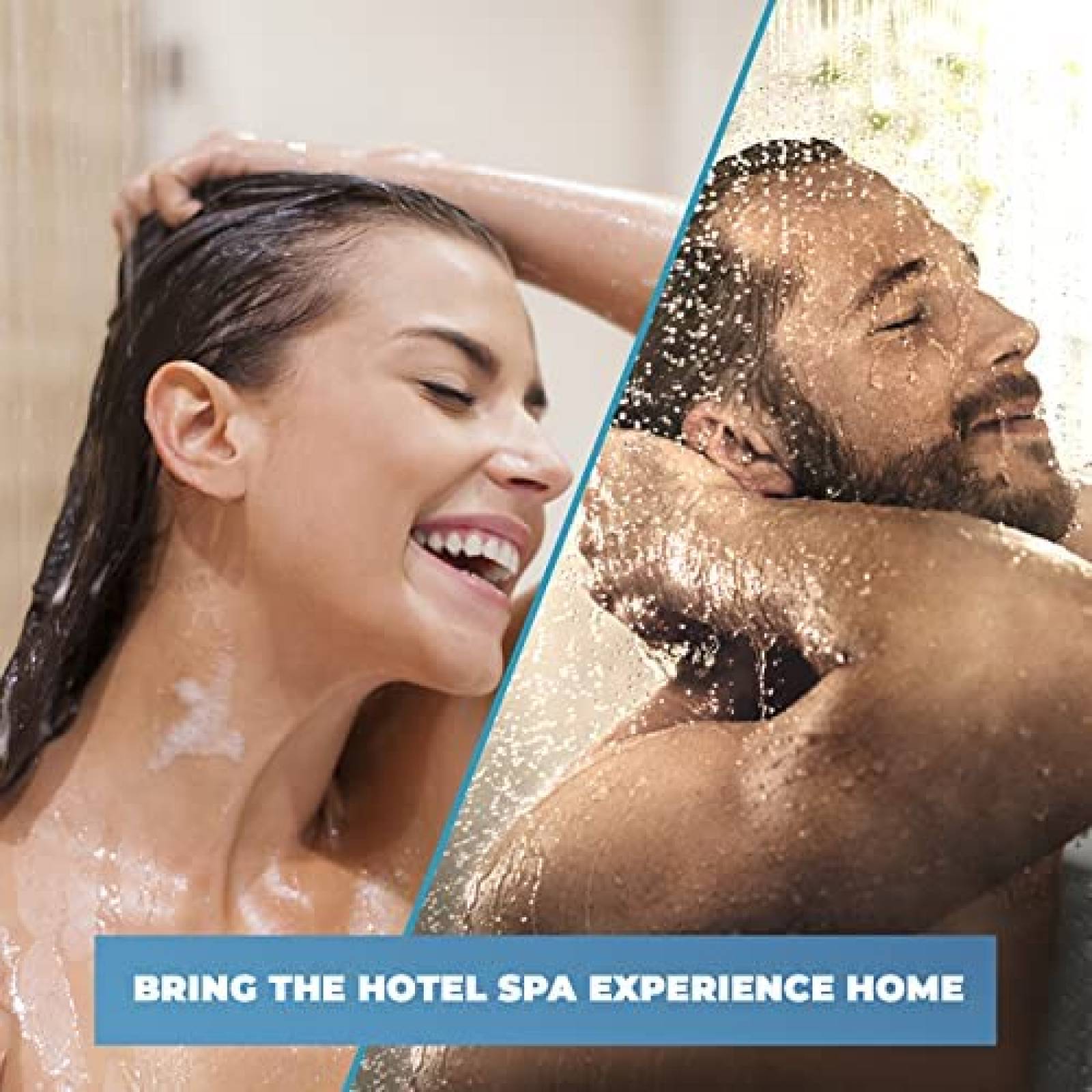 Cabezal Circle Splash Alta Presion 4'' 6 Funciones -Plateado