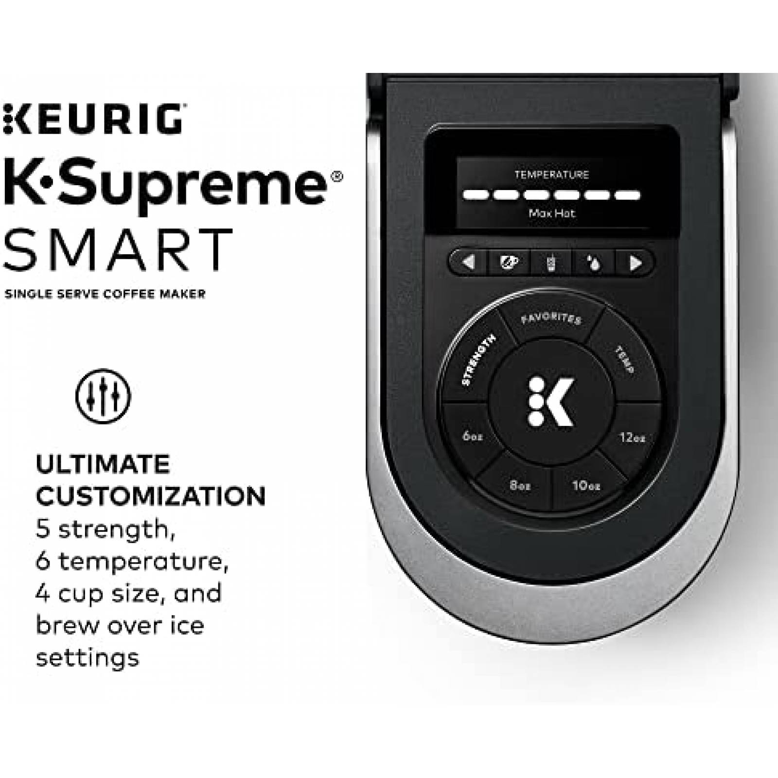 Cafetera de una Sola Porcion Keurig K-Supreme SMART con Wifi