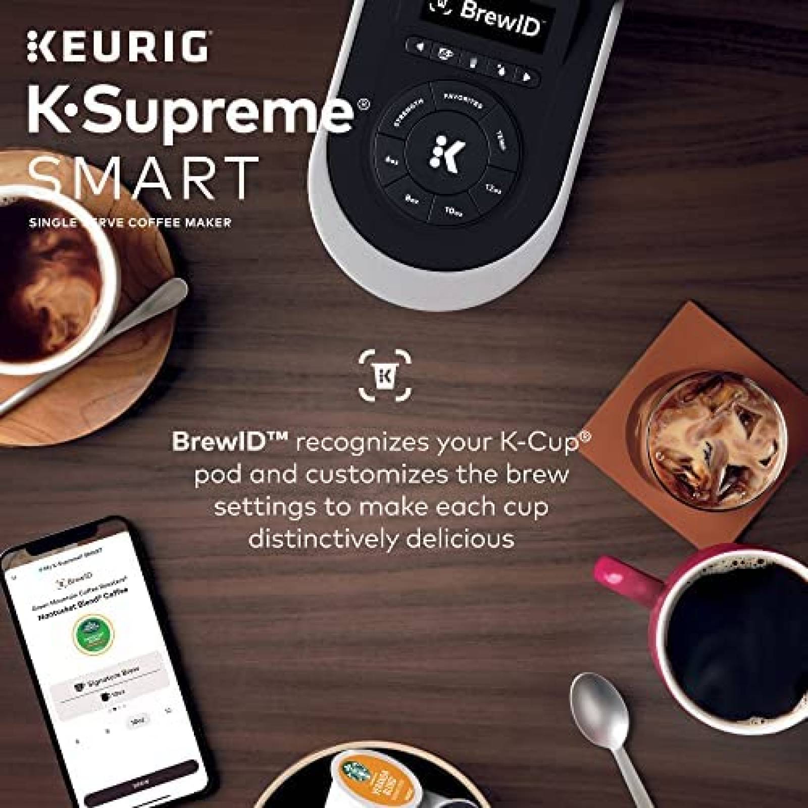 Cafetera de una Sola Porcion Keurig K-Supreme SMART con Wifi