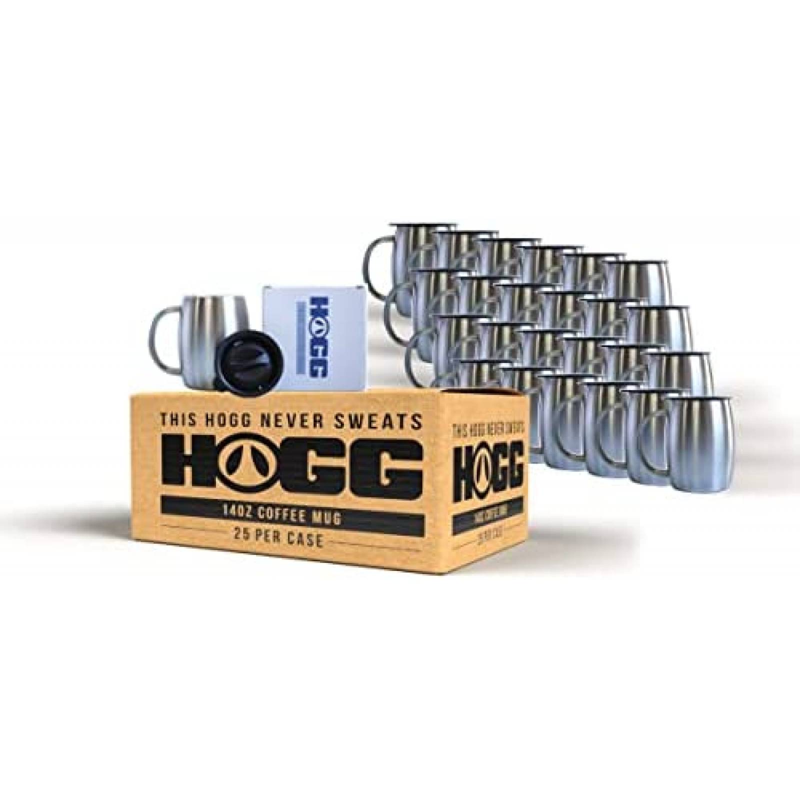 Termos en Forma de Taza Hogg 400 ml Acero Inoxidable 25 pz