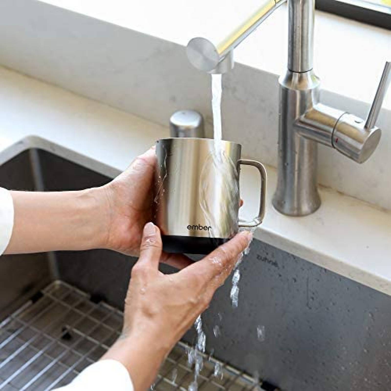 Termo Ember CM191007US 10 ons Control App temperatura Gris