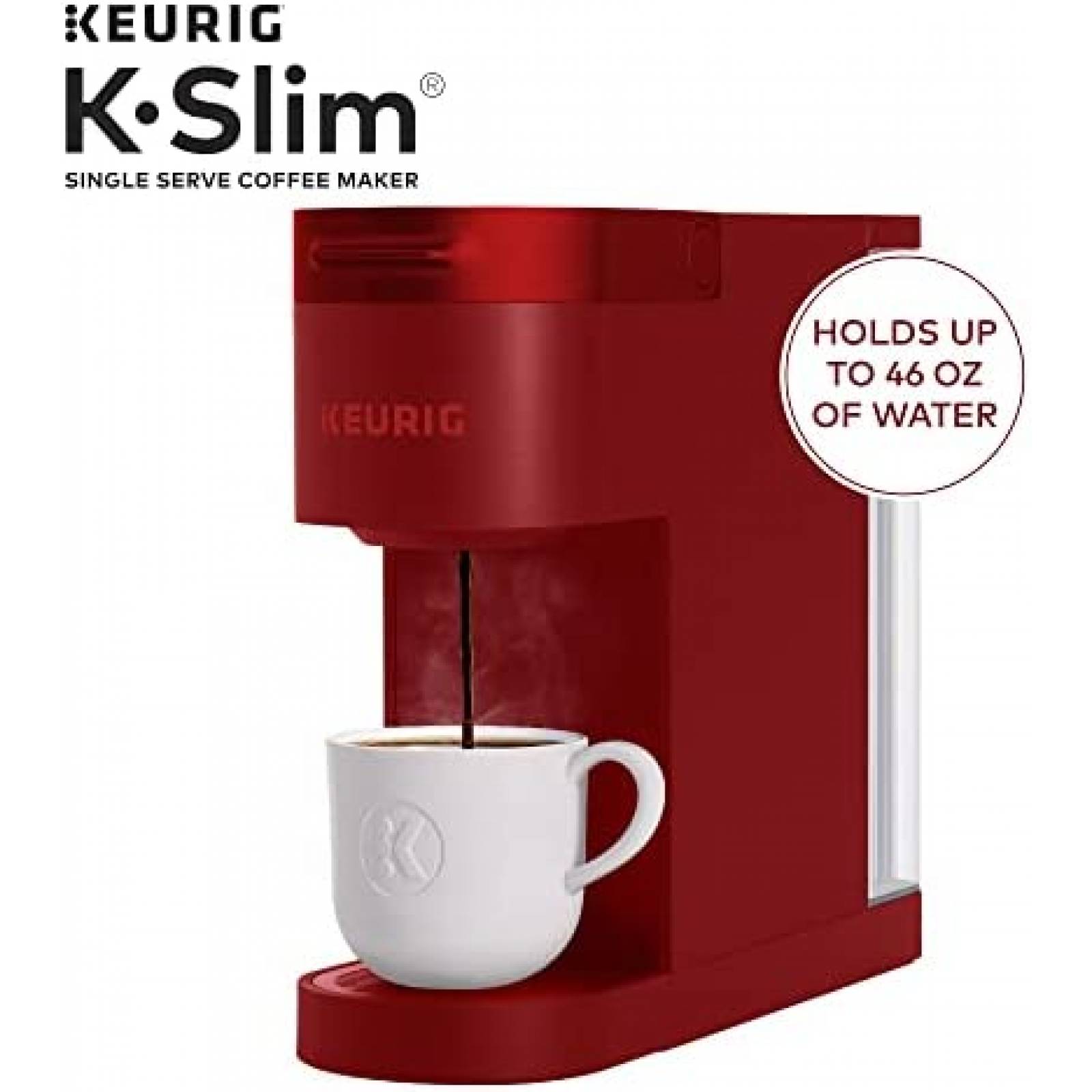 Cafetera Keurig K-Slim K-Cup Pod 1 Taza -Rojo