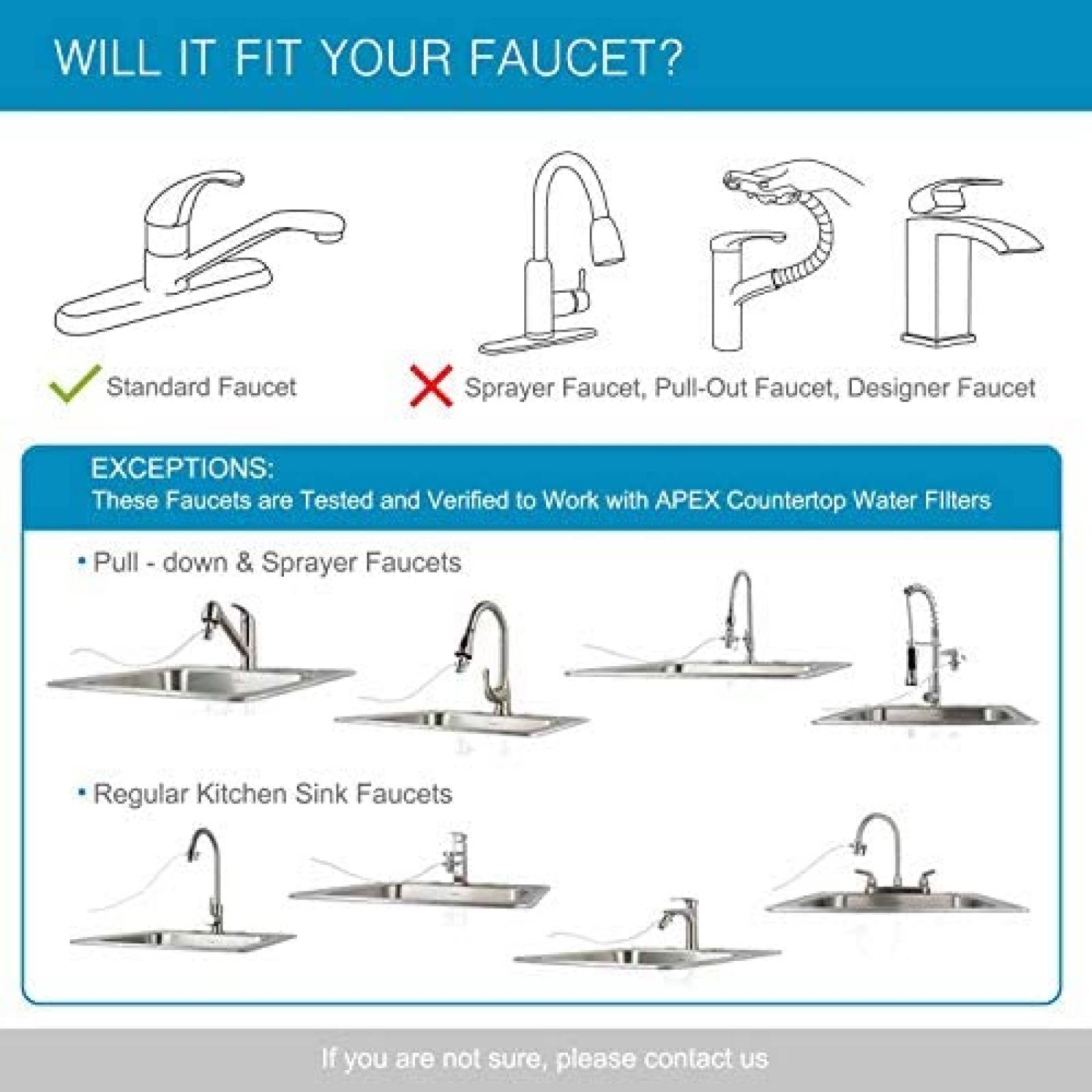 Filtro Agua Apex MR-1050 5 fases Mineral pH Alcalino -Blanco