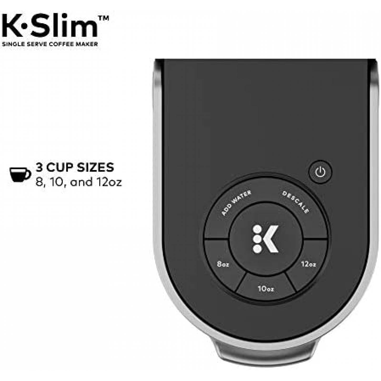 Cafetera Keurig K-Slim K-Cup Pod 1 Taza -Negro