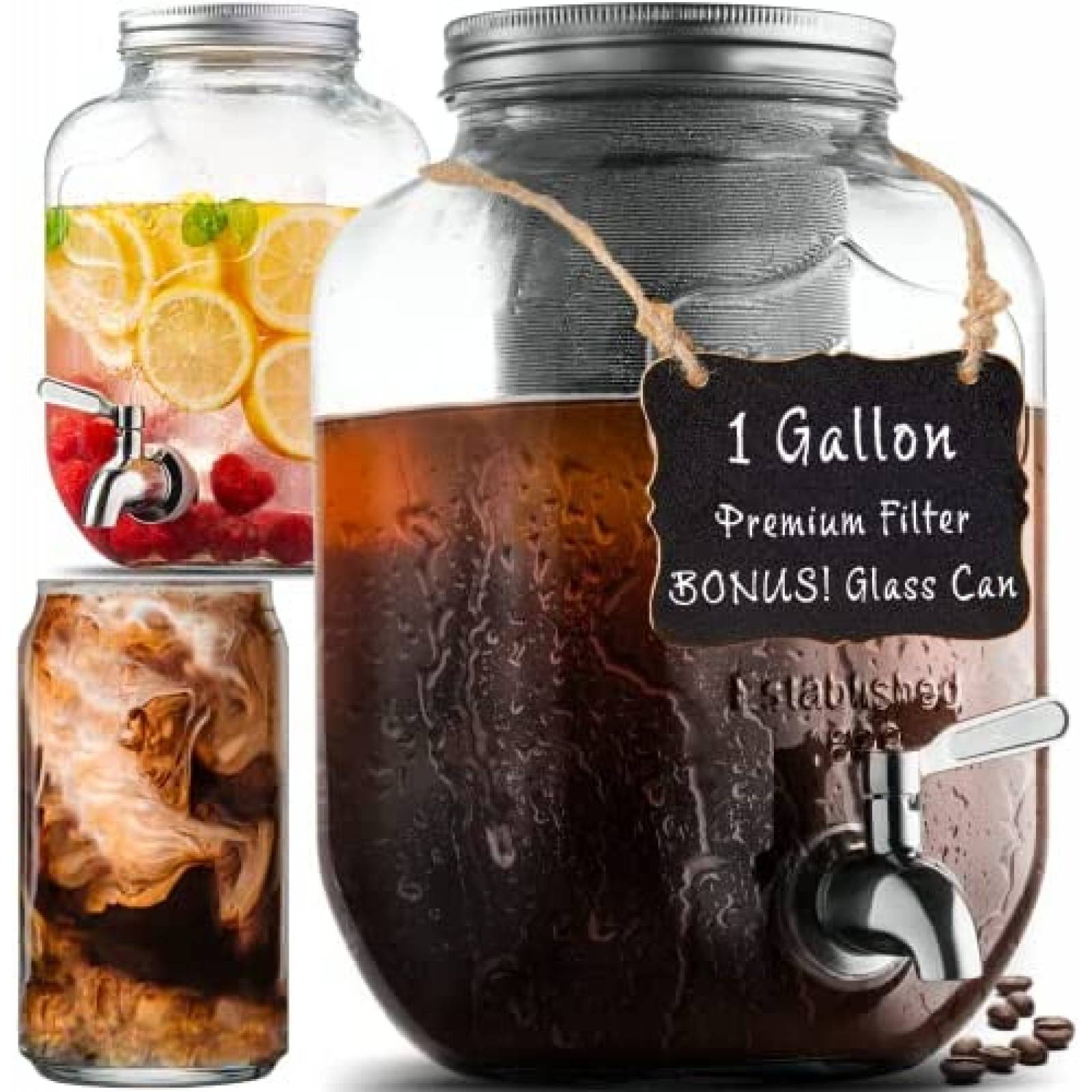 Dispensadora de Cerveza Le'raze Capacidad 1 Galon -Negro