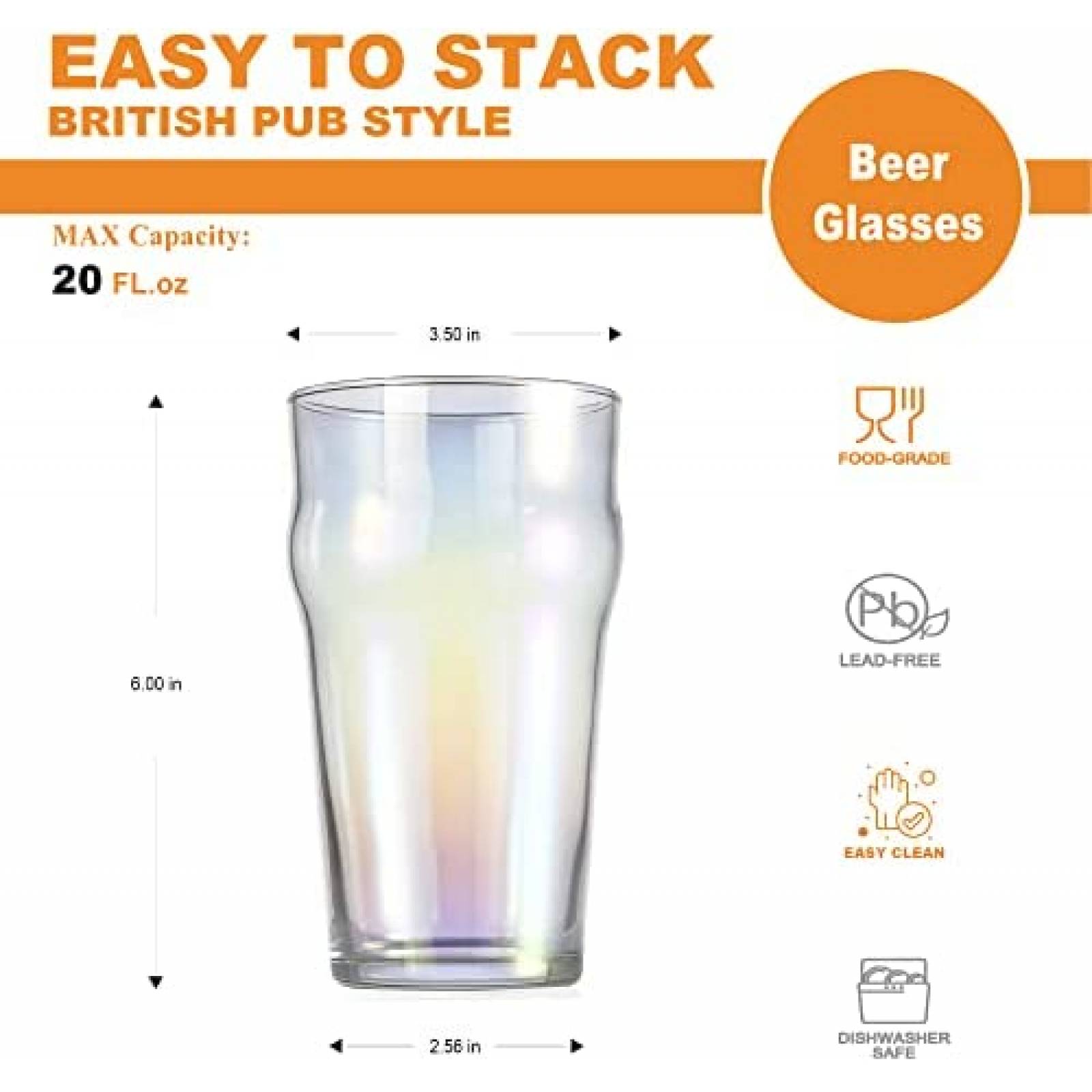 Vaso de Cerveza LUXU Congelable Para Mantener Bebida Fria