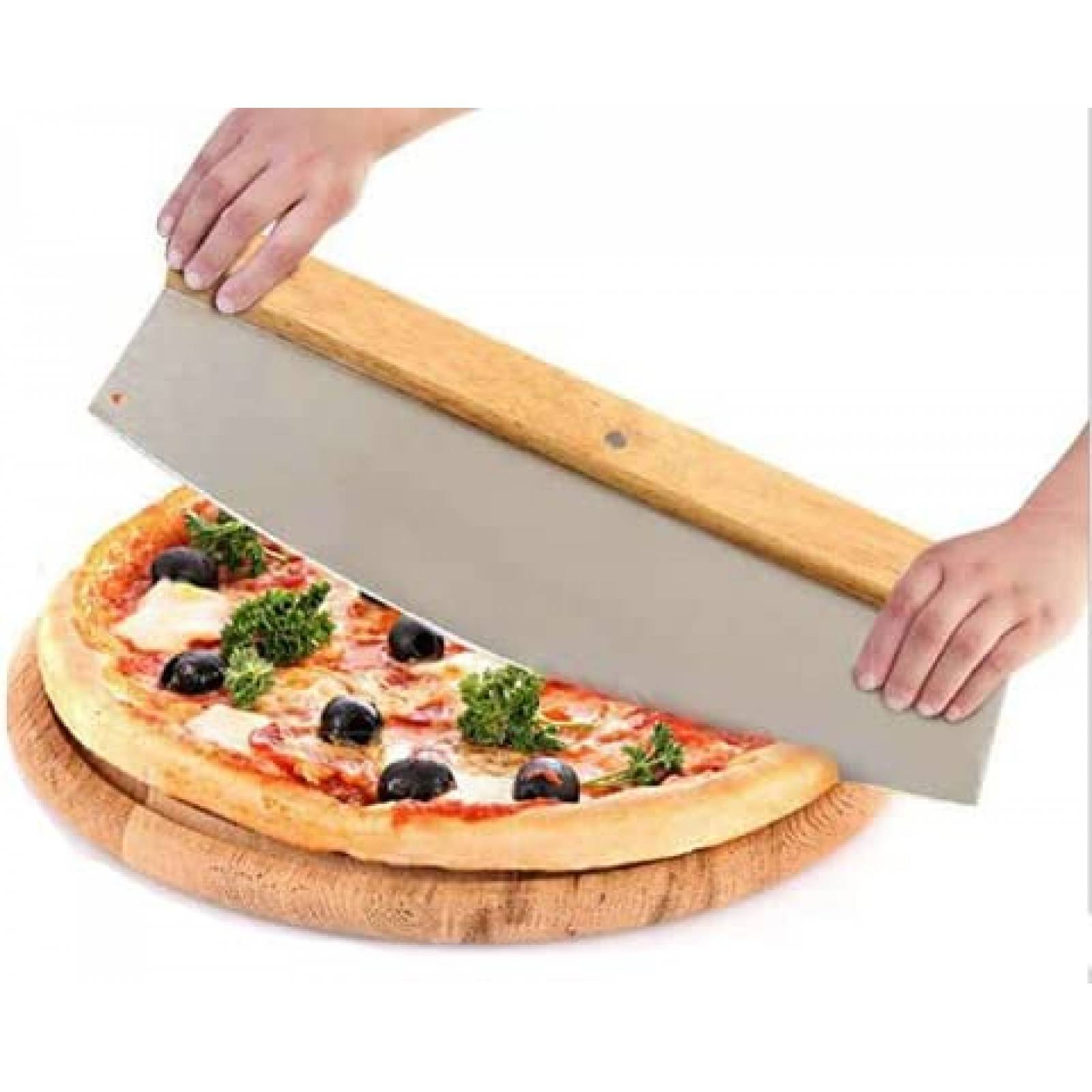 Kit para Pizza de Horno Fat-Cat 8 Pzs pra Pizza 12'' -Plata