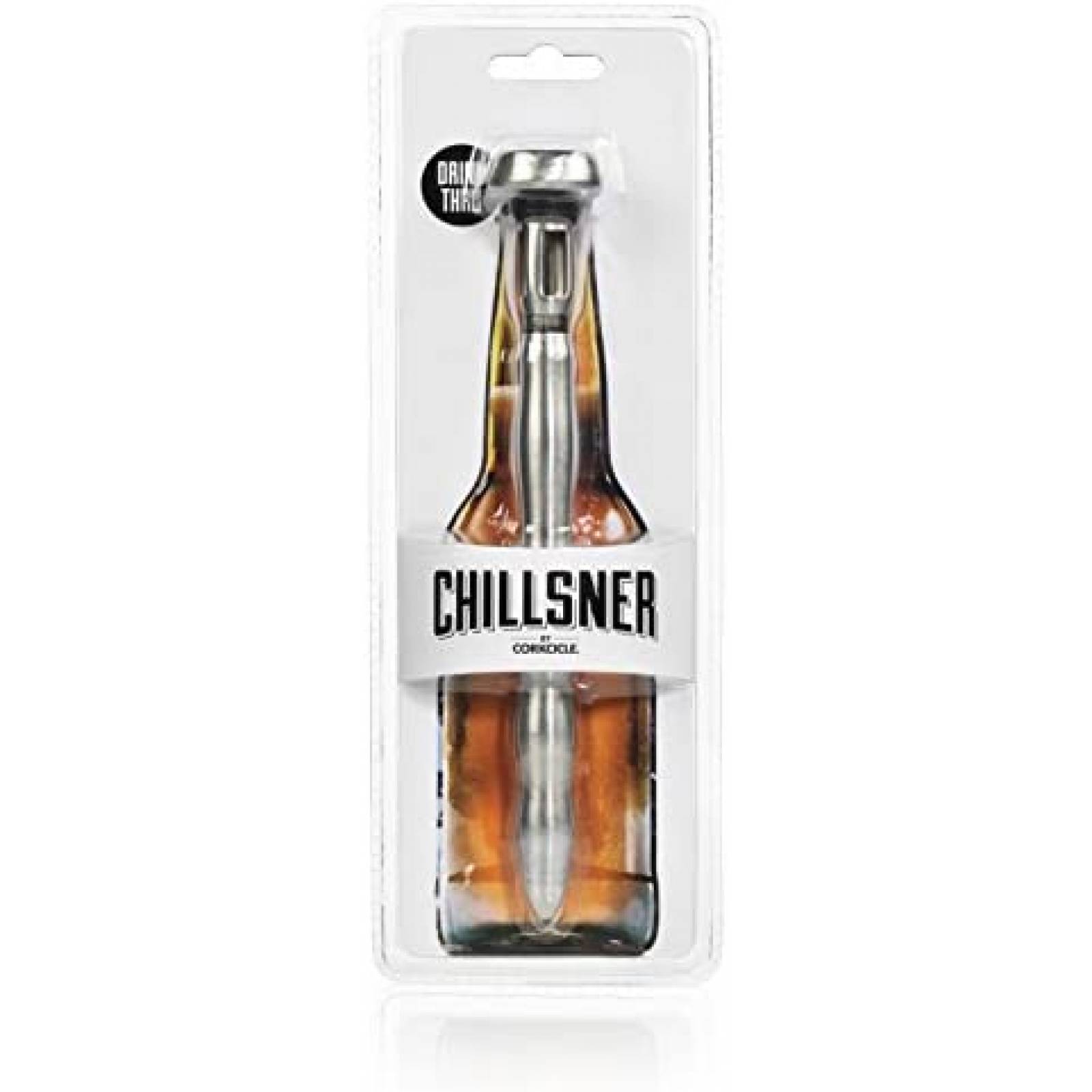  Corkcicle Chillsner Enfriador de cerveza, plata, paquete de 1 :  Hogar y Cocina