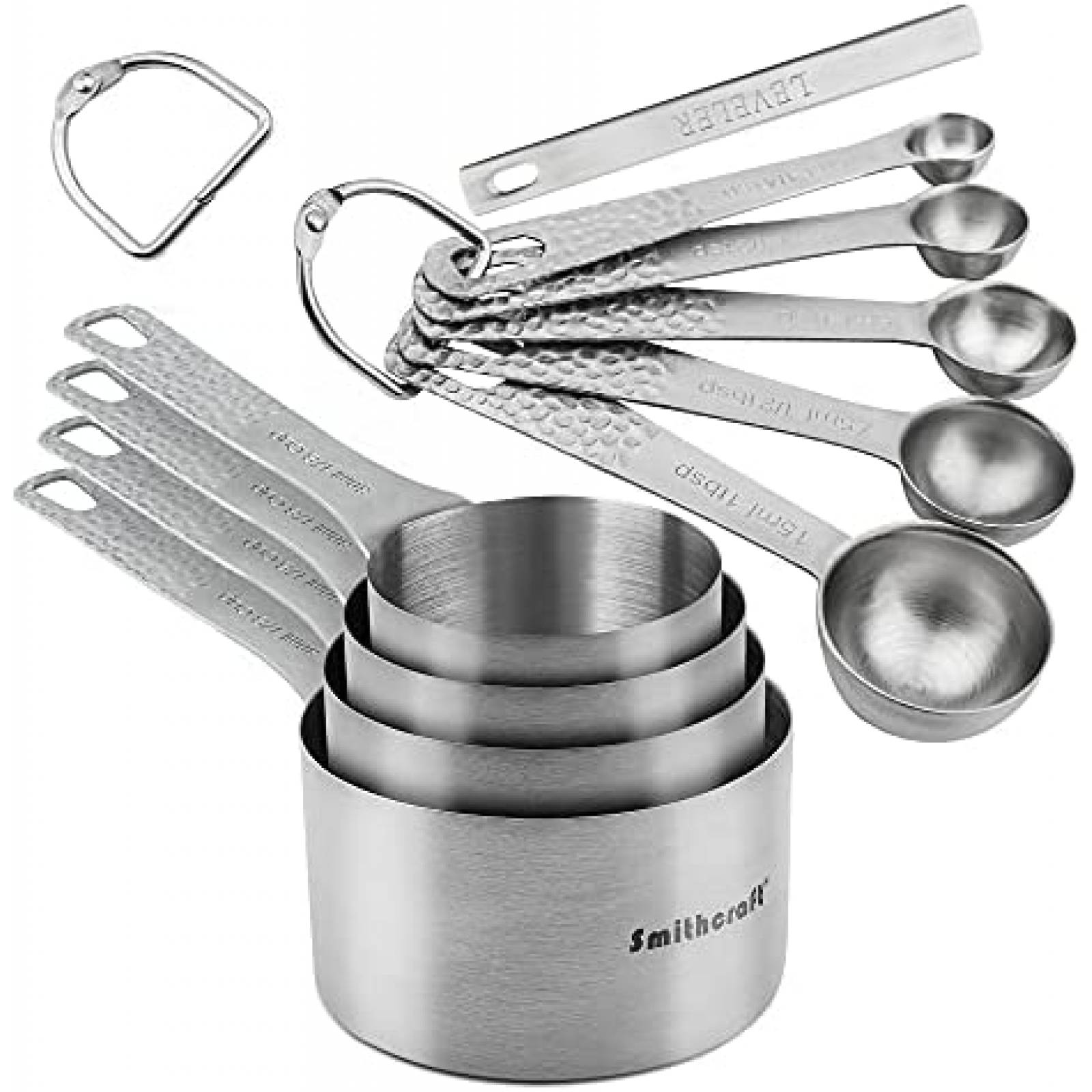 Kit de Cucharas/Tazas Smithcraft de 4 y 5 Pzs -Plata
