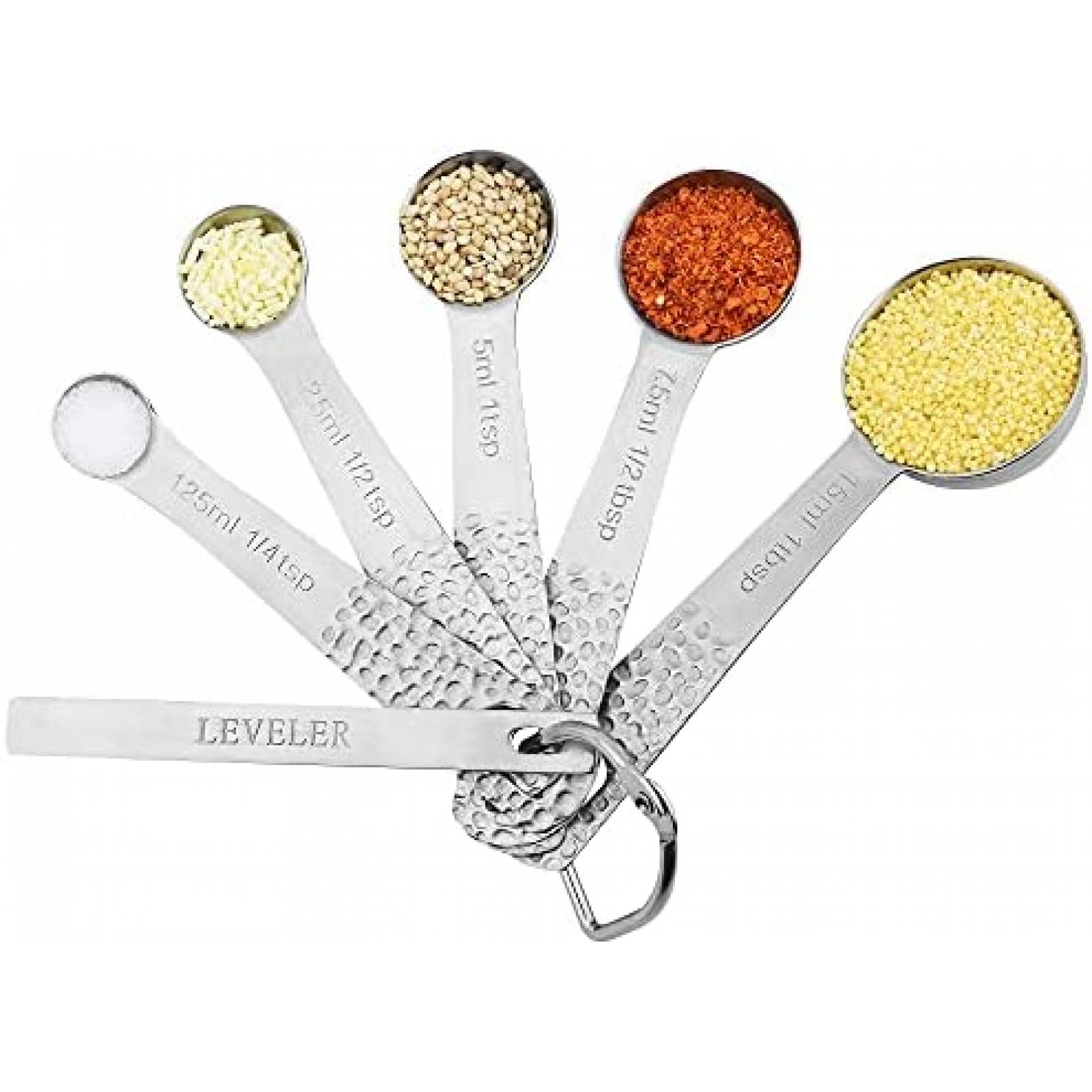 Kit de Cucharas/Tazas Smithcraft de 4 y 5 Pzs -Plata