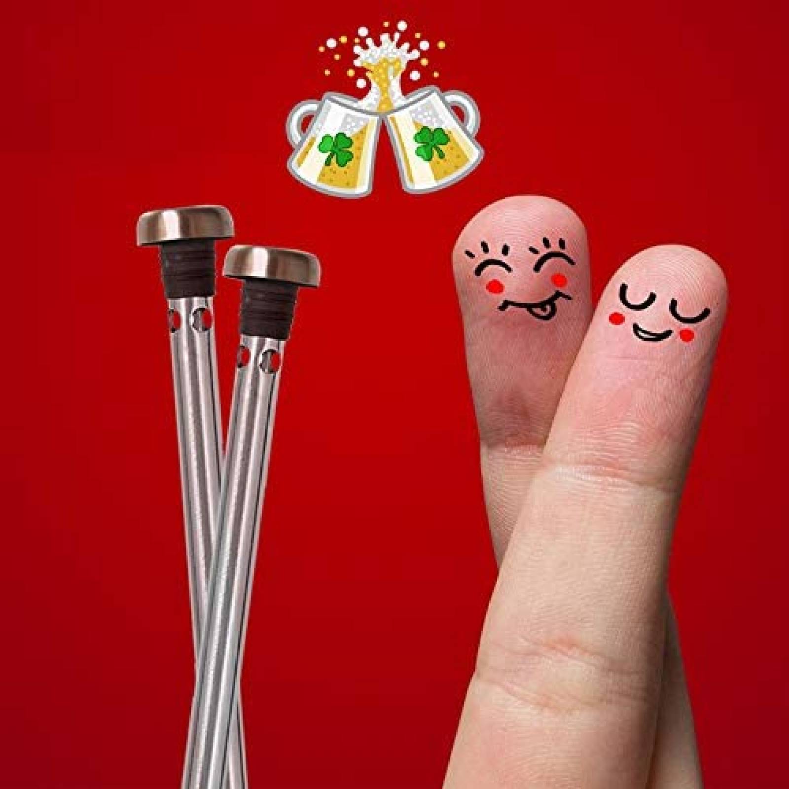 Enfriador De Cerveza Yvento 2 Pack 12 Onzas -Plata