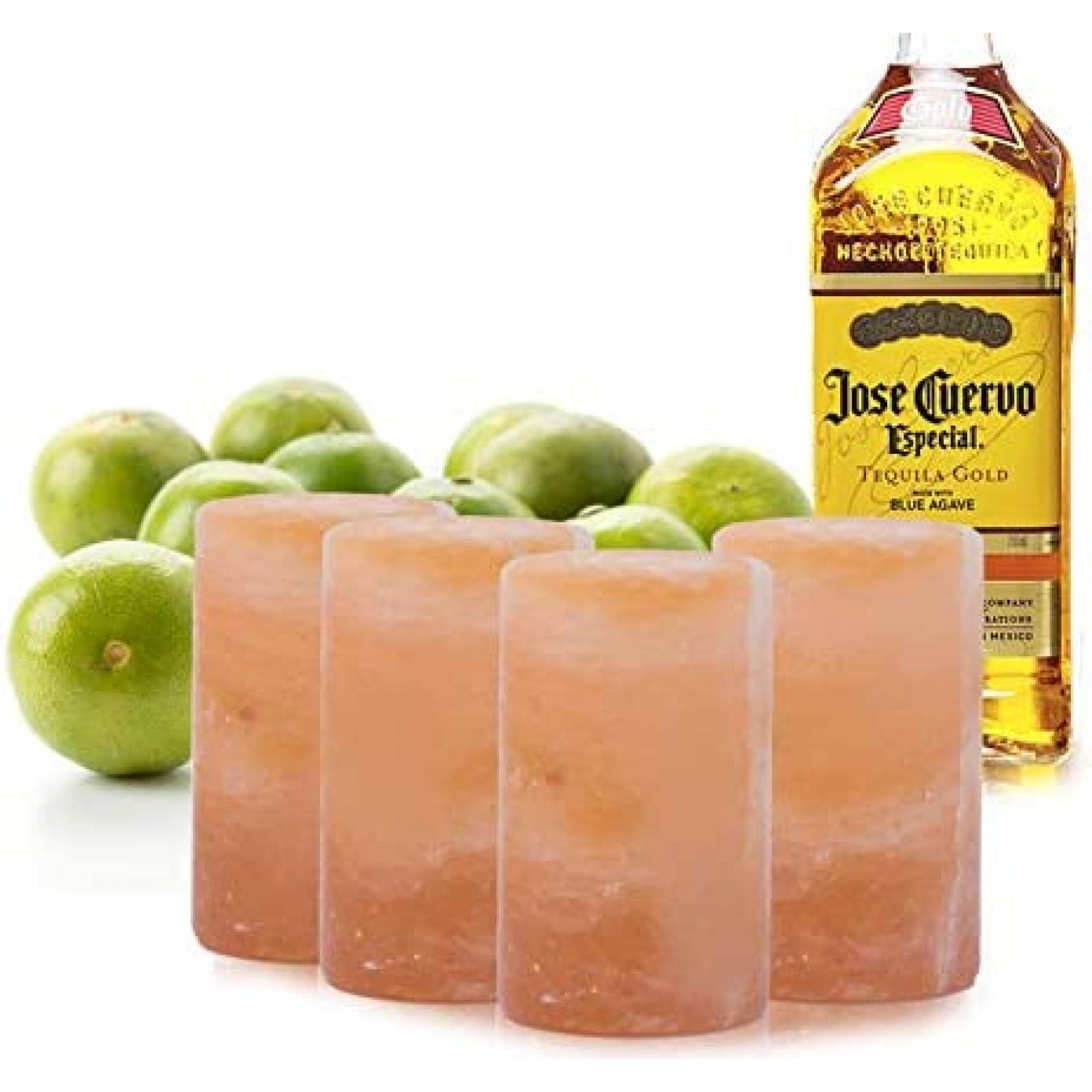 Vasos de Tequila Himalite de Sal del Himalaya -Rosa