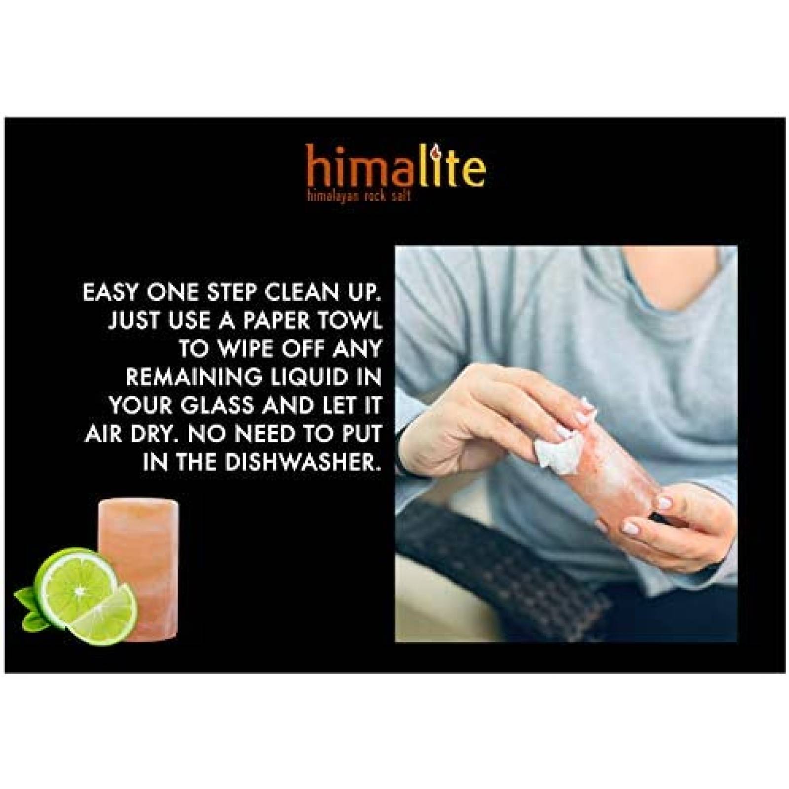 Vasos de Tequila Himalite de Sal del Himalaya -Rosa