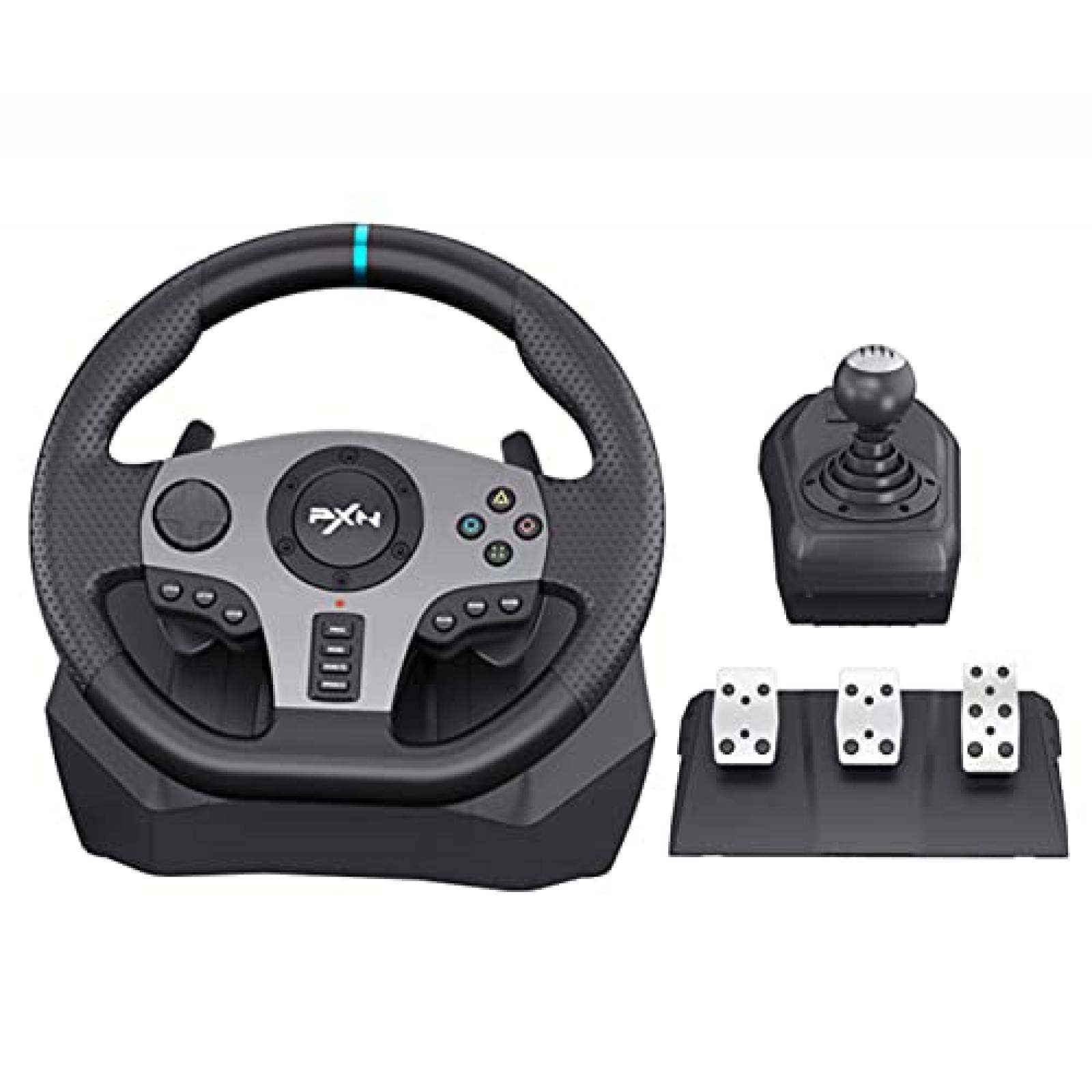 Accesorios de Juego PXN V9 Volante Direccion 270/900 -Negro