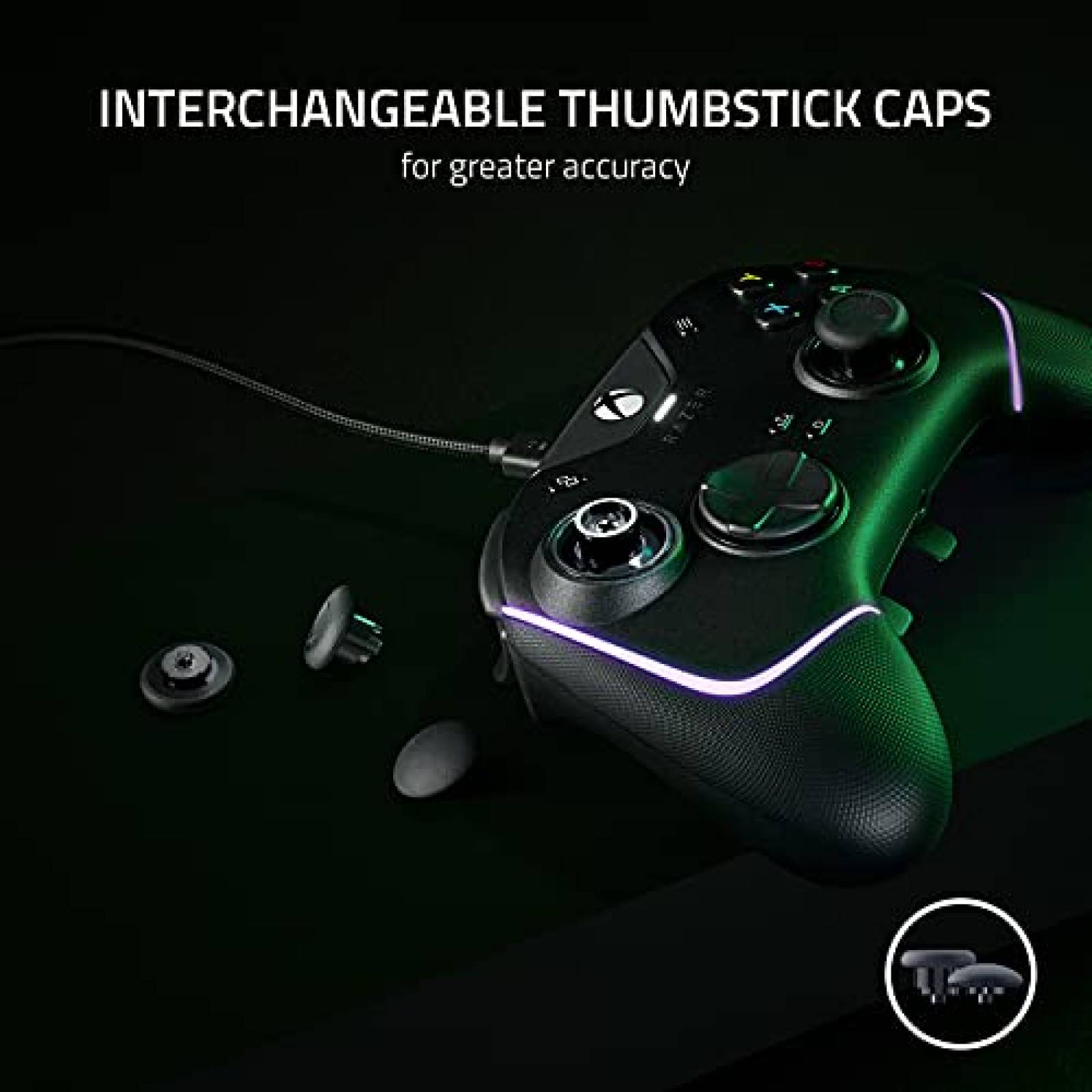 Control Xbox Razer Wolverine V2 Chroma Cableado Gaming Negro